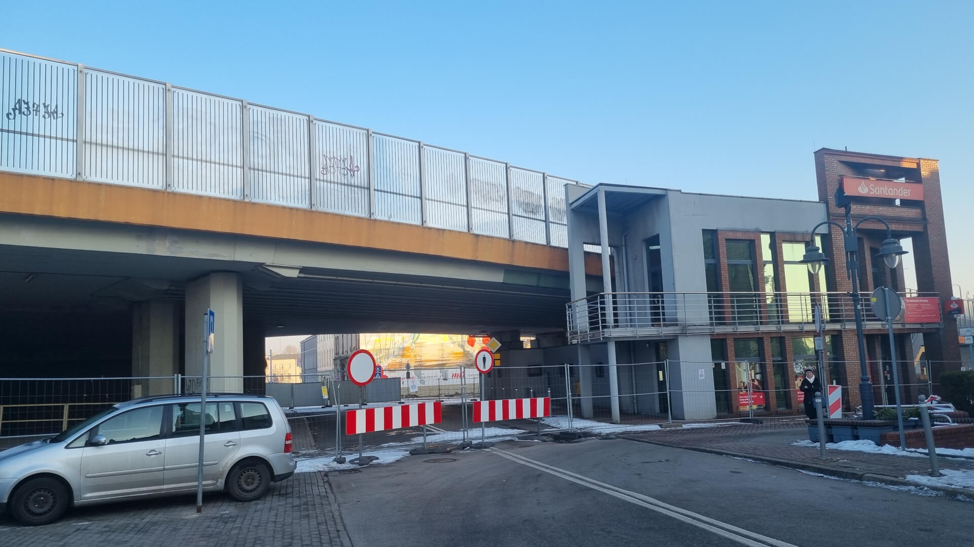 Estakada w Chorzowie, 19 stycznia 2026 r.