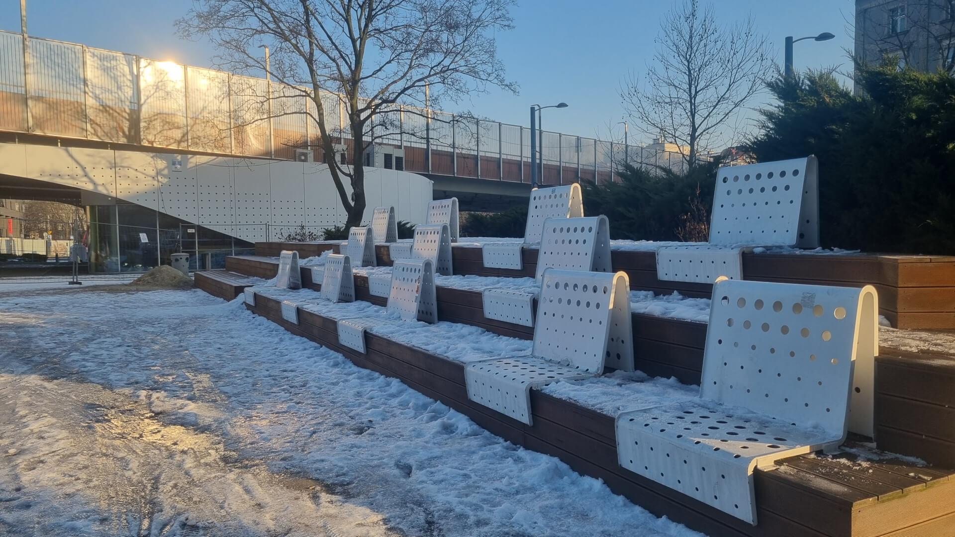 Estakada w Chorzowie, 19 stycznia 2026 r.