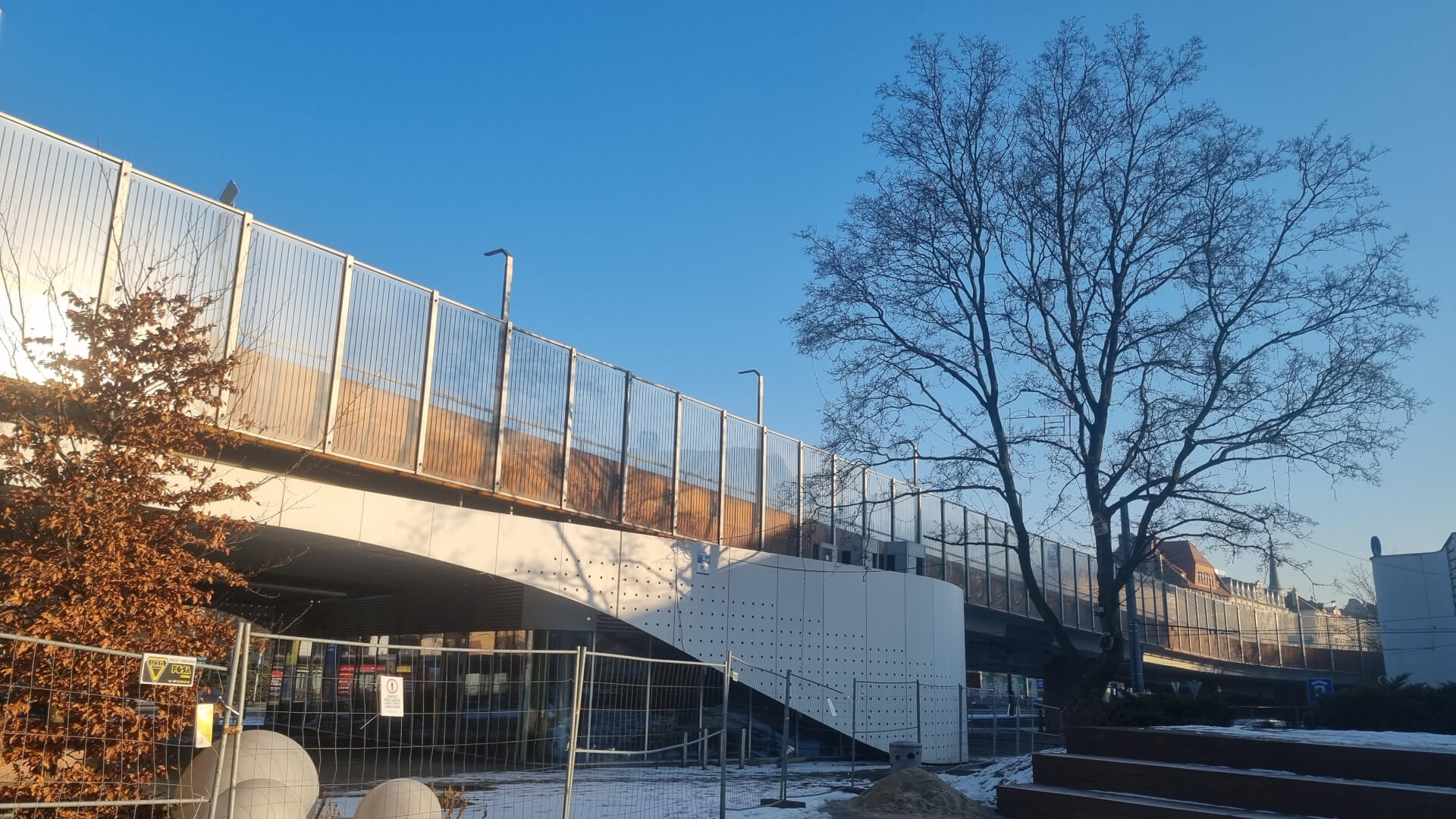 Estakada w Chorzowie, 19 stycznia 2026 r.