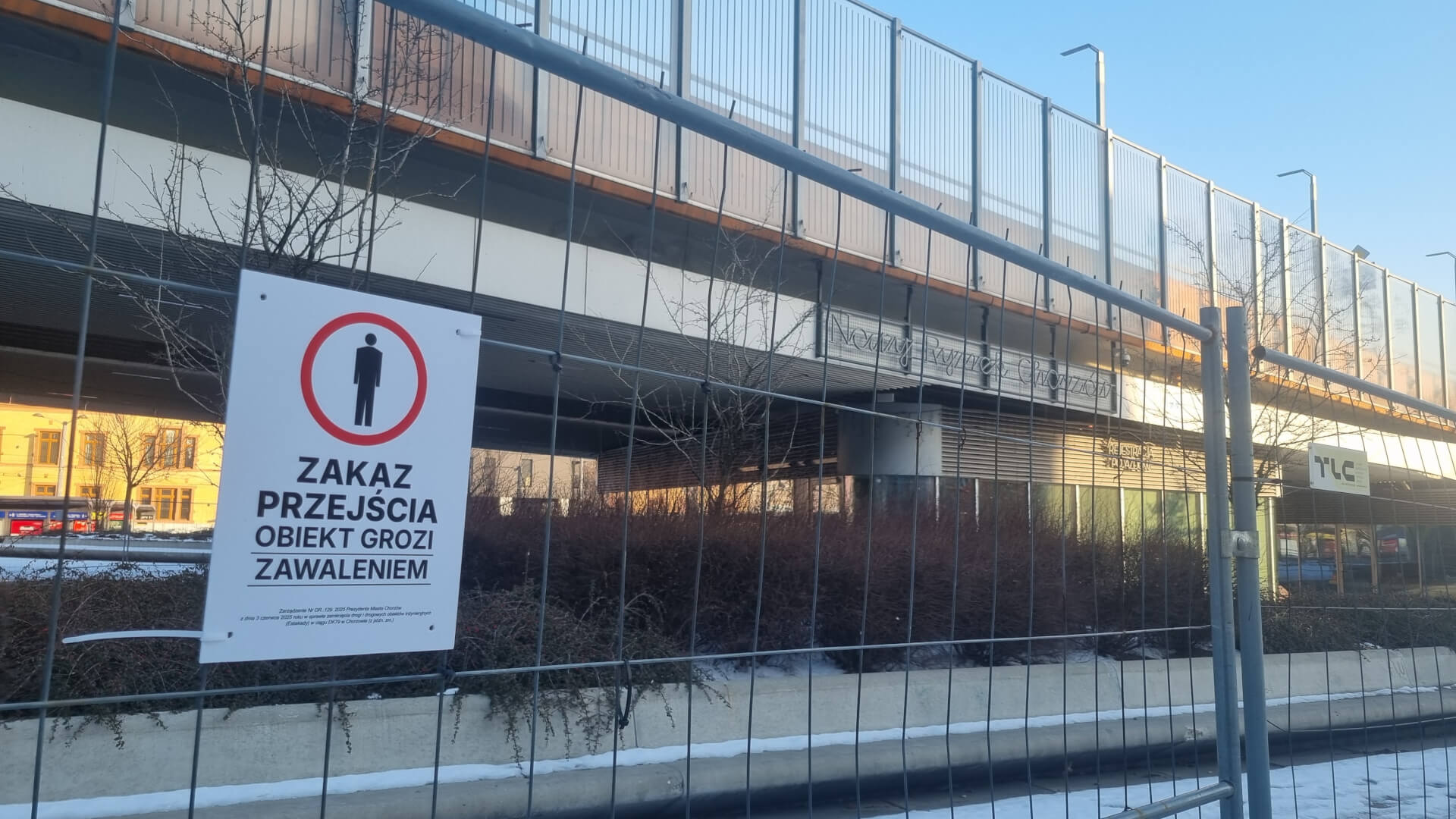 Estakada w Chorzowie, 19 stycznia 2026 r.
