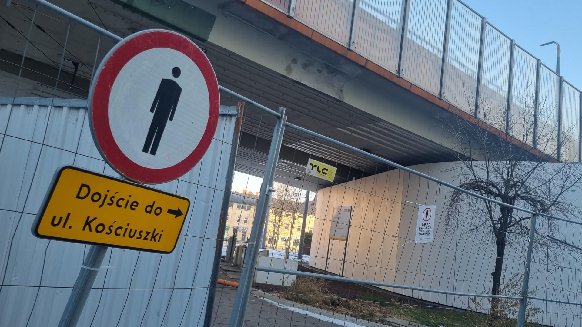 Estakada w Chorzowie, 19 stycznia 2026 r.