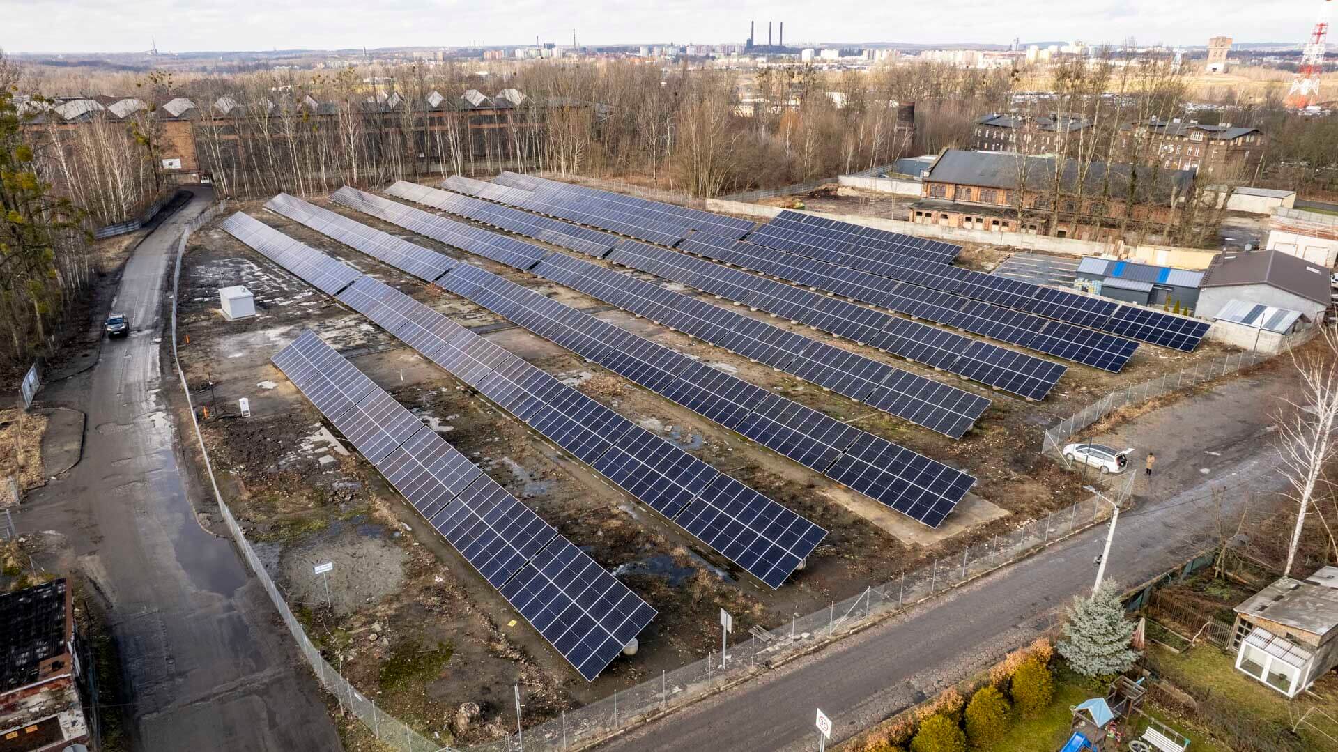Nowa farma fotowoltaiczna w Łagiewnikach