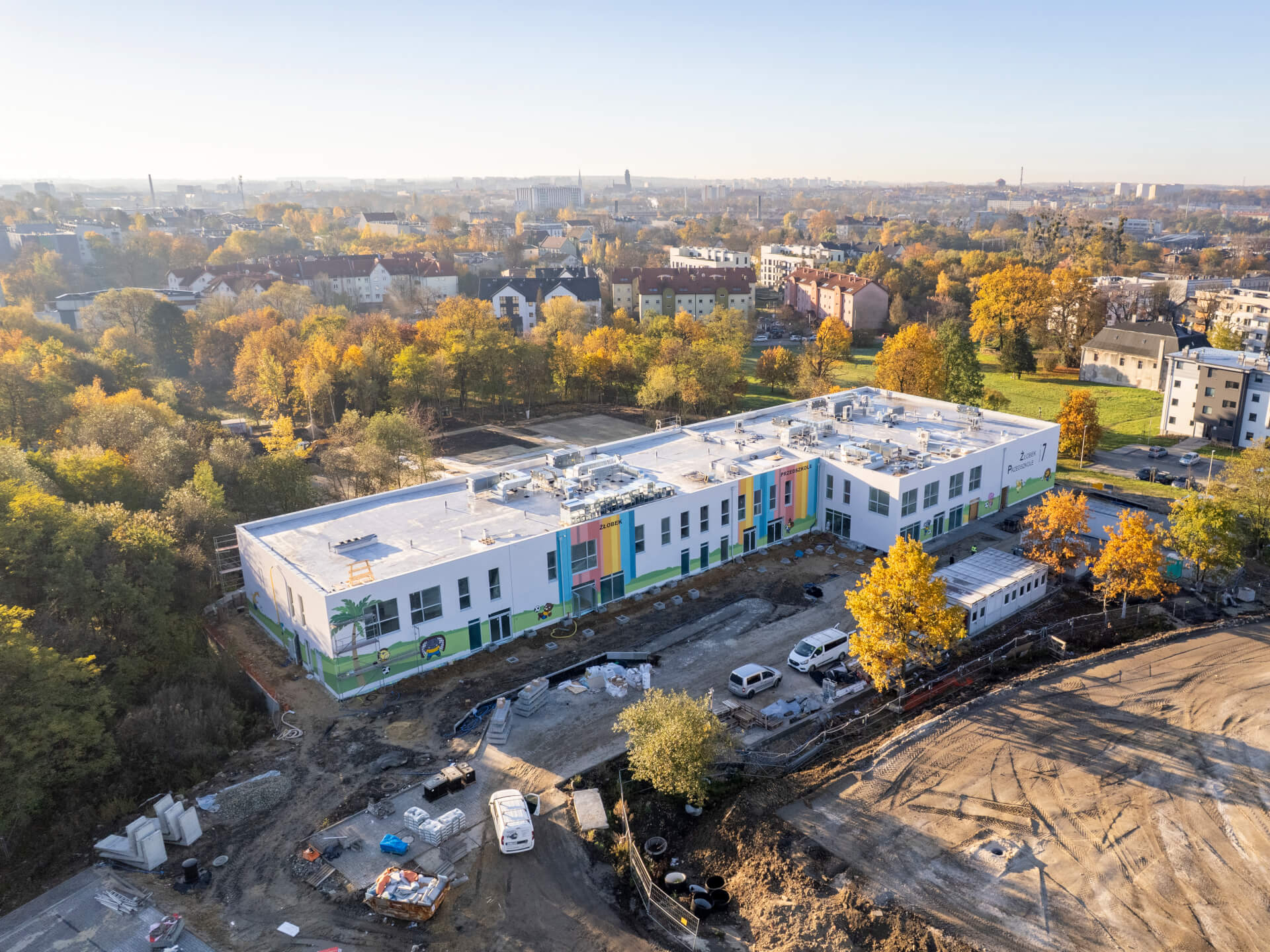 W Gliwicach powstaje nowoczesne przedszkole z... drewna