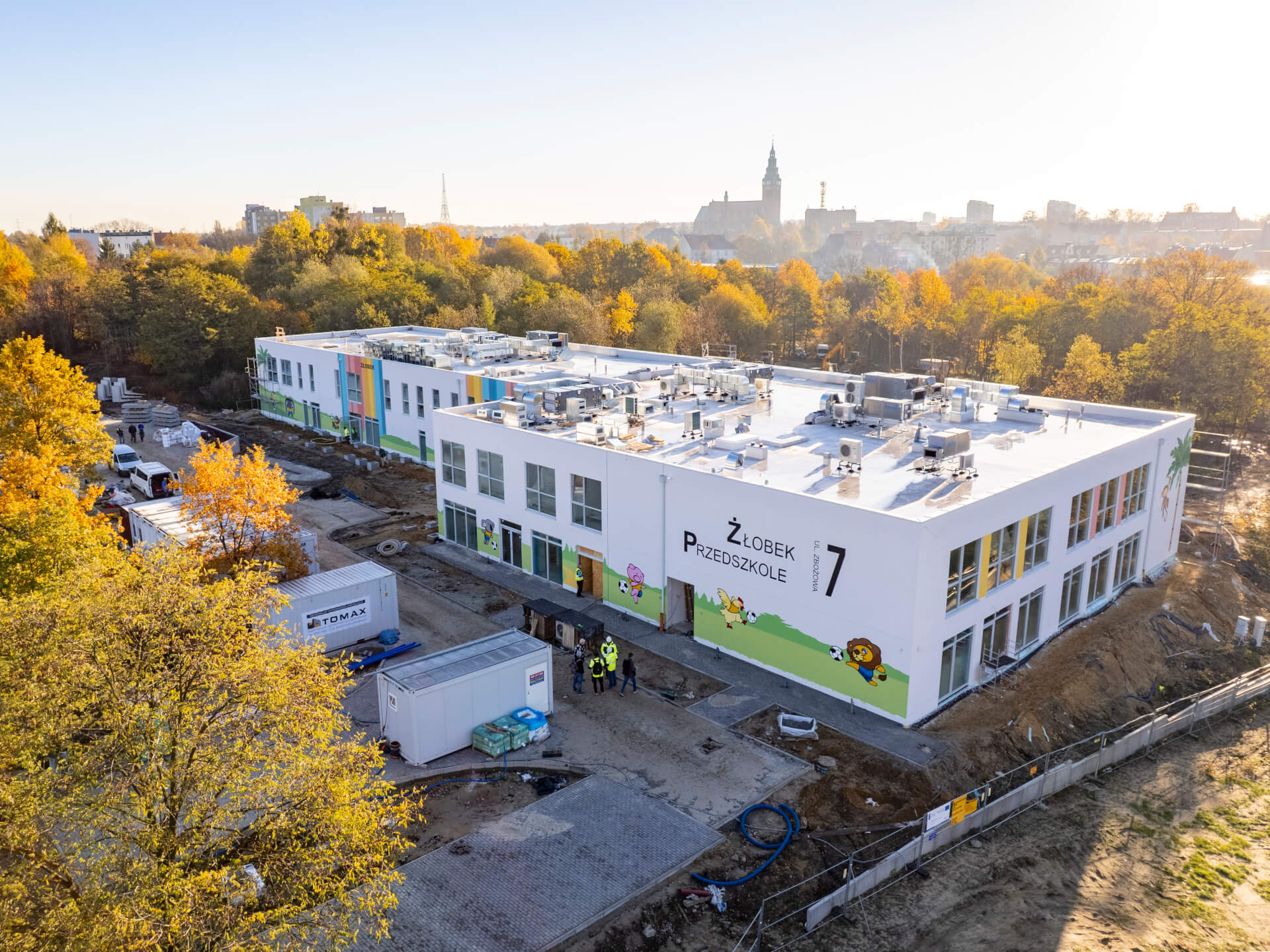 W Gliwicach powstaje nowoczesne przedszkole z... drewna