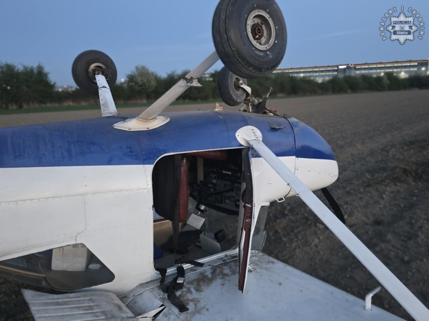 Gliwice awaryjne ladowanie 3