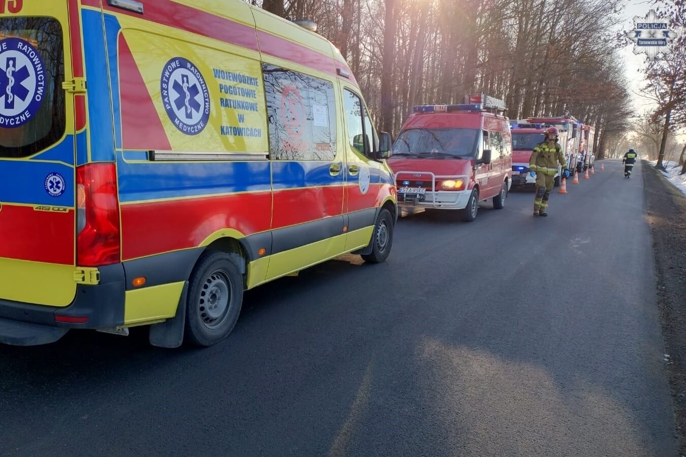 Zdarzenie drogowe w gminie Zbrosławice