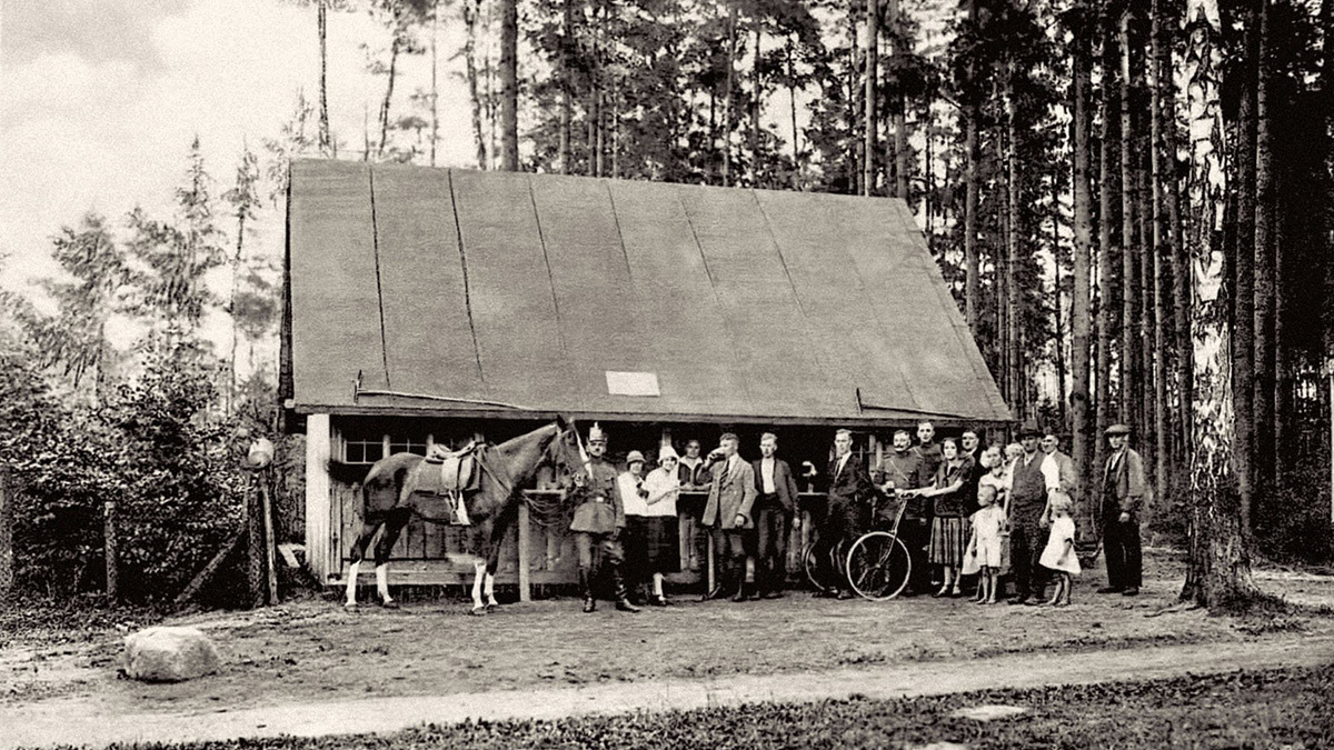 Karczma Grenzbaude na początku swojego istnienia