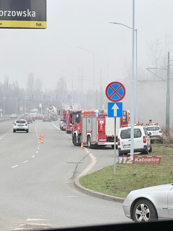 Pożar stacji transformatorowej przy ul. Grundmanna