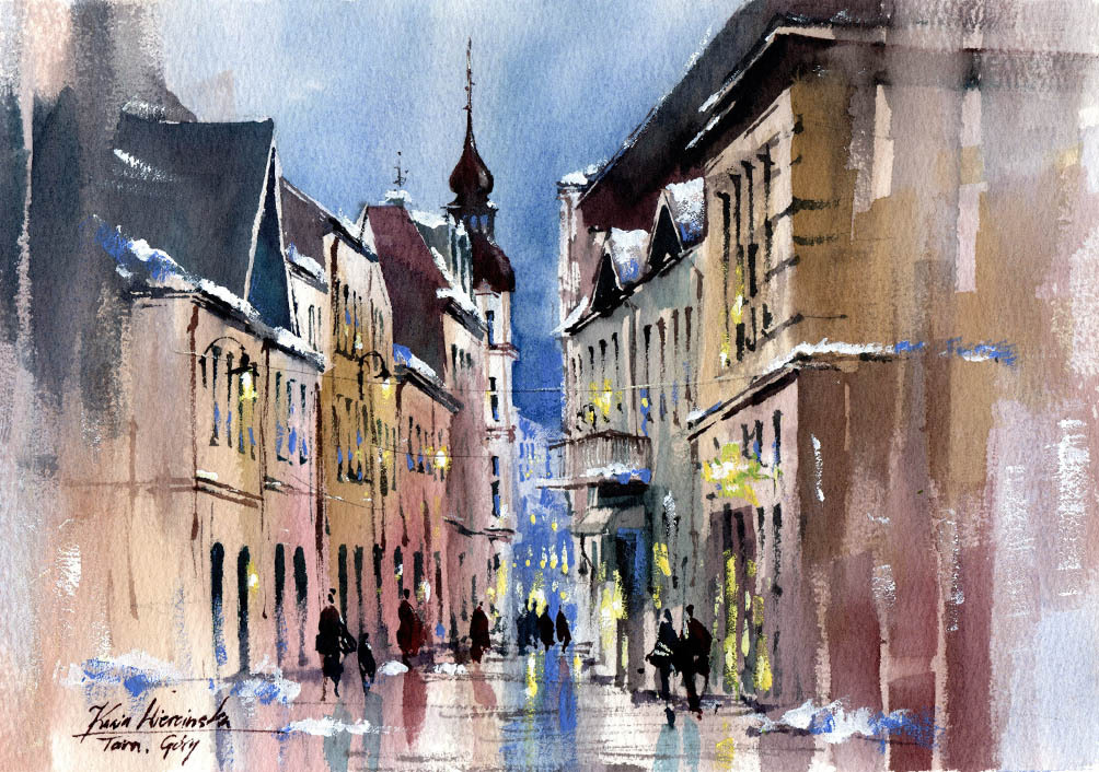 Srebrne Miasto w Akwareli, Kasia Wiercińska