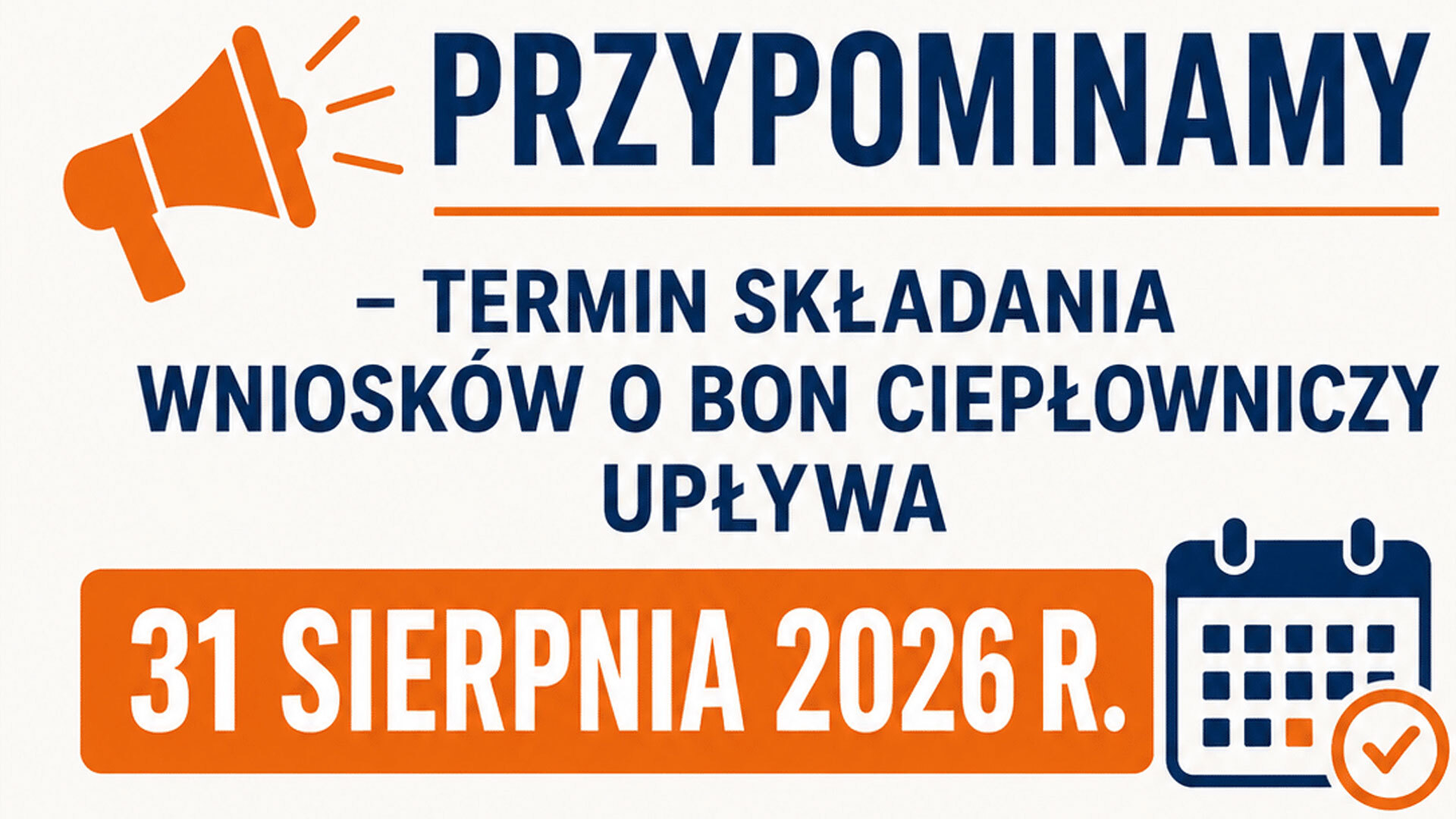 Ostateczny termin składania wniosków o bon ciepłowniczy w Świętochłowicach upływa 31 sierpnia