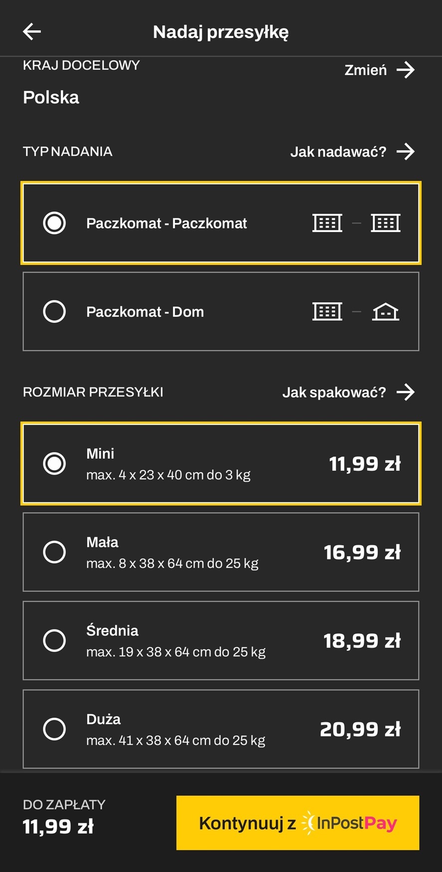 Mini Paczka