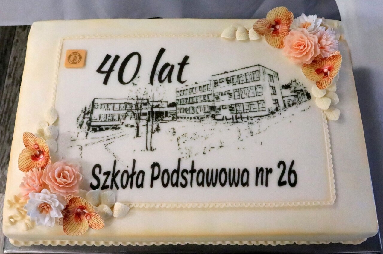 Nie mogło zabraknąć jubileuszowego tortu!
