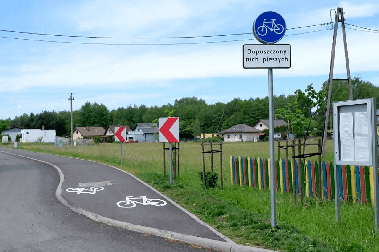 Nowa ścieżka rowerowa w Kaletach
