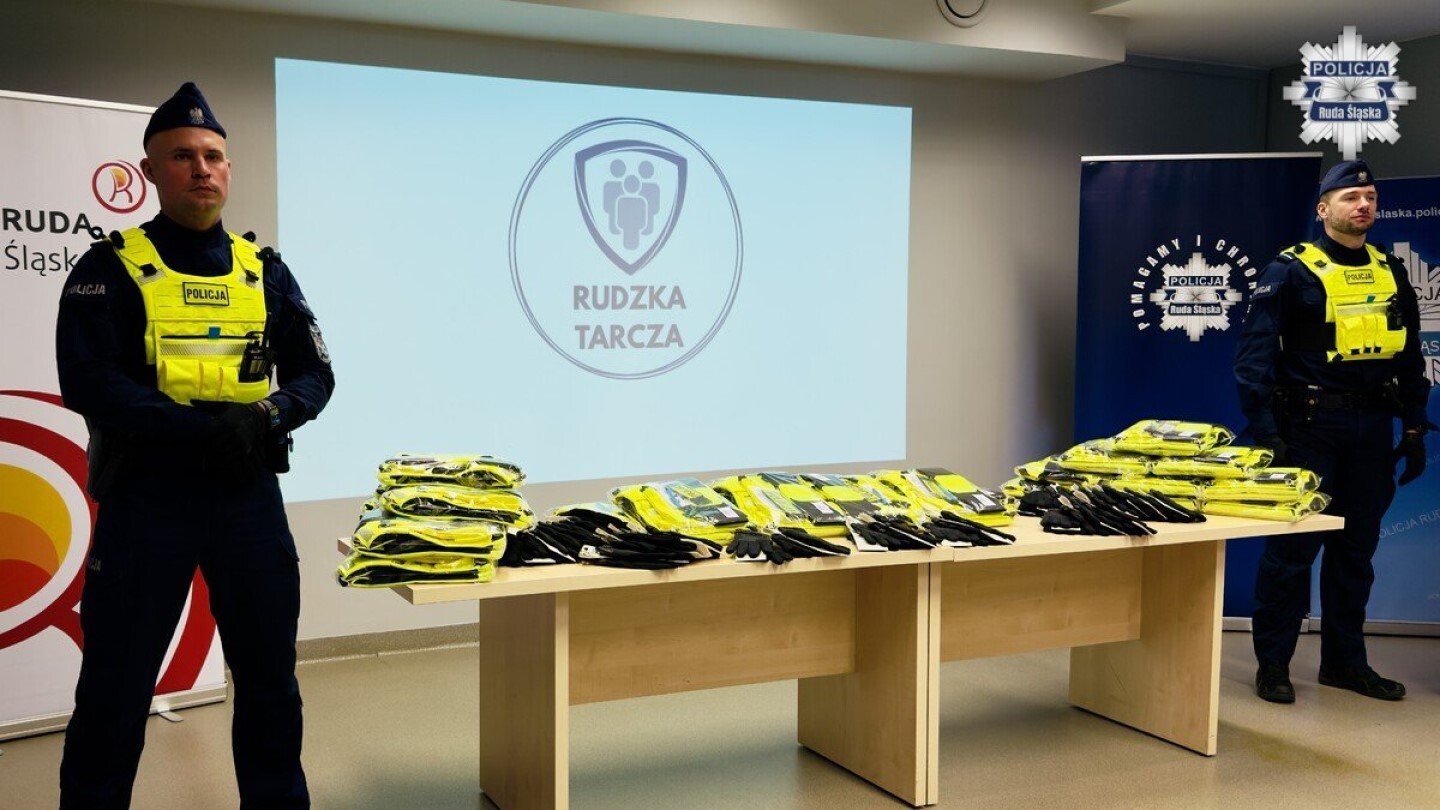 Kamizelki ruda policja 2