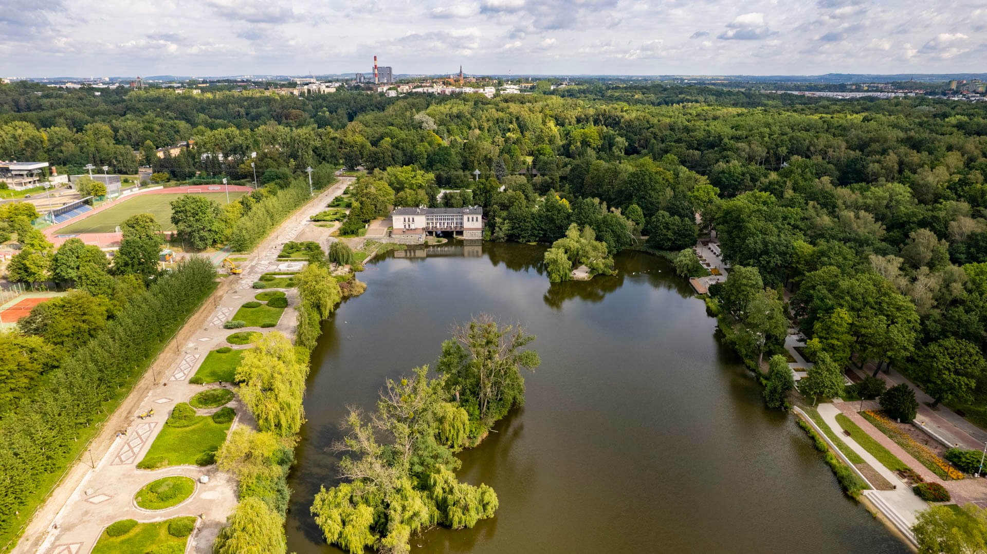 Kanał Regatowy w Parku Śląskim po modernizacji