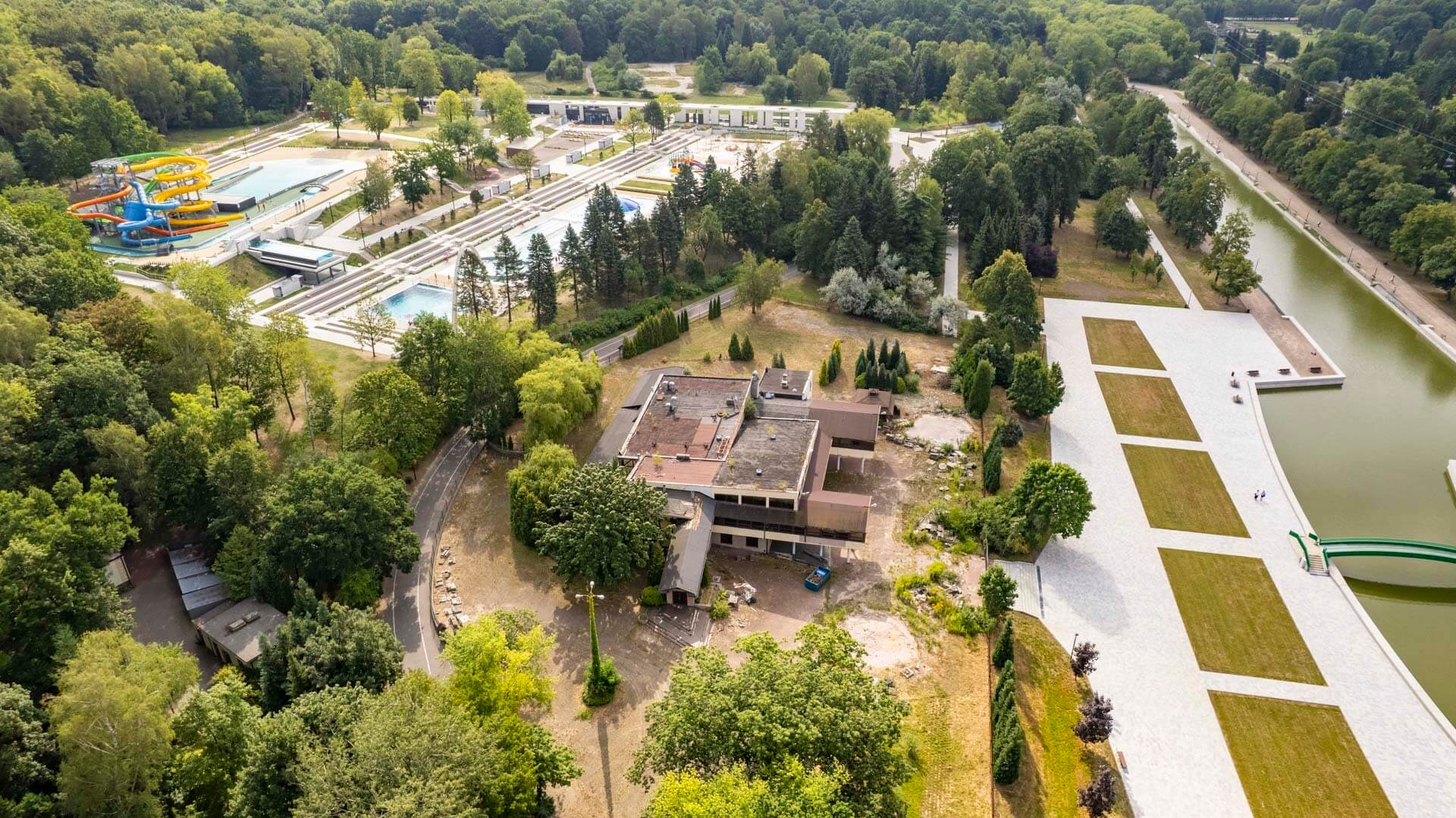 Kanał Regatowy w Parku Śląskim po modernizacji