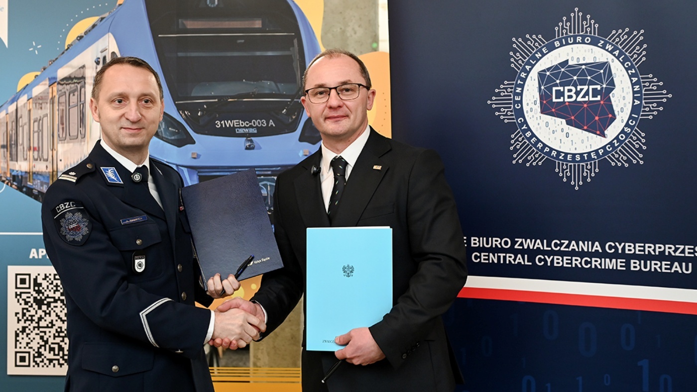 Koleje Śląskie nawiązały współpracę z Centralnym Biurem Zwalczania Cyberprzestępczości. Chodzi nie tylko o bezpieczeństwo pasażerów regionalnego przewoźnika