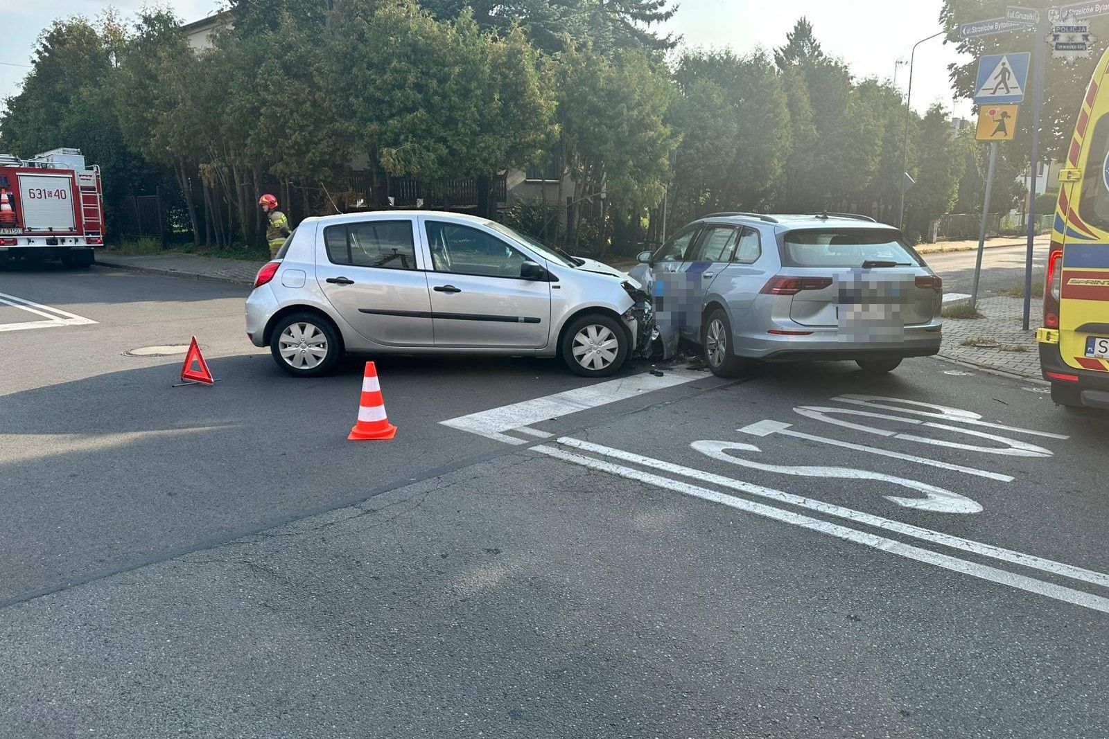 Kolizja w Tarnowskich Górach