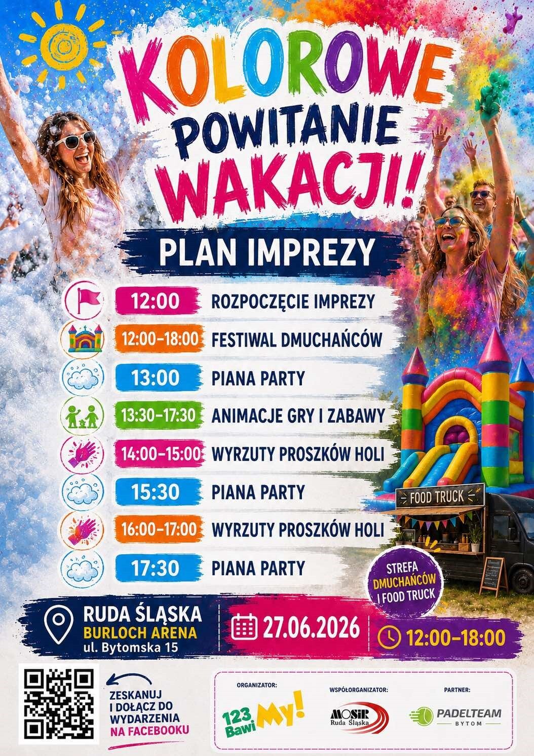 Kolorowe powitanie wakacji1
