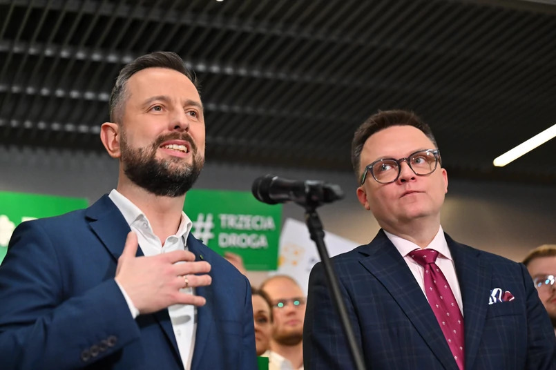 Władysław Kosiniak-Kamysz i Szymon Hołownia, fot. PAP/Piotr Polak