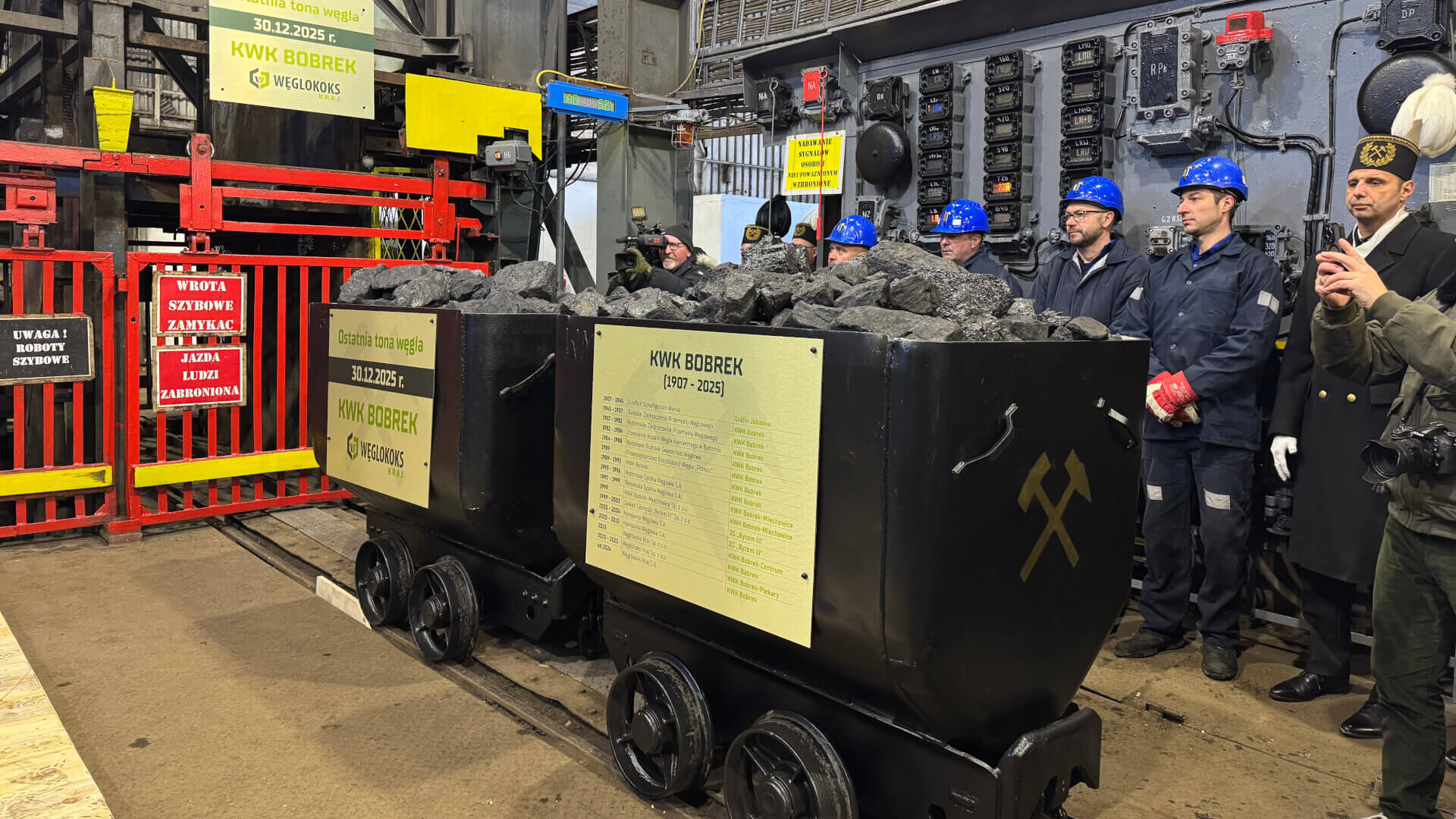 Ostatnia tona węgla z Bobrka