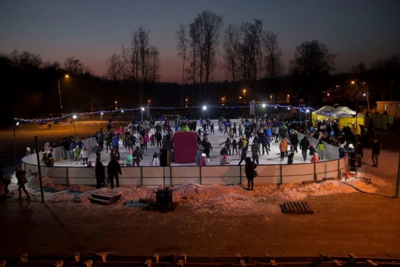 Lodowisko w Mysłowicach (fot. MOSiR Mysłowice)