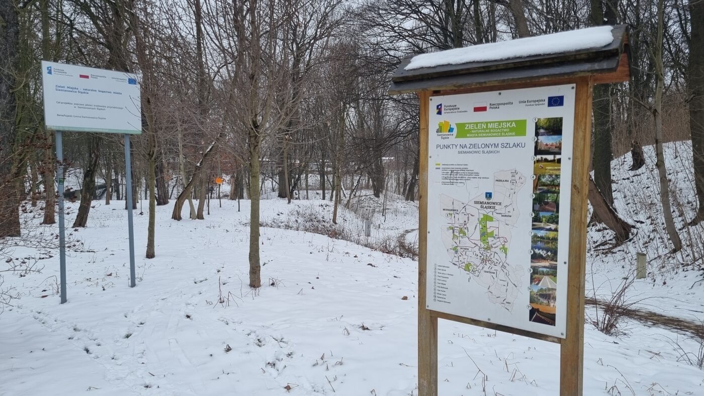 Teren dawnego Parku Ludowego w Michałkowicach