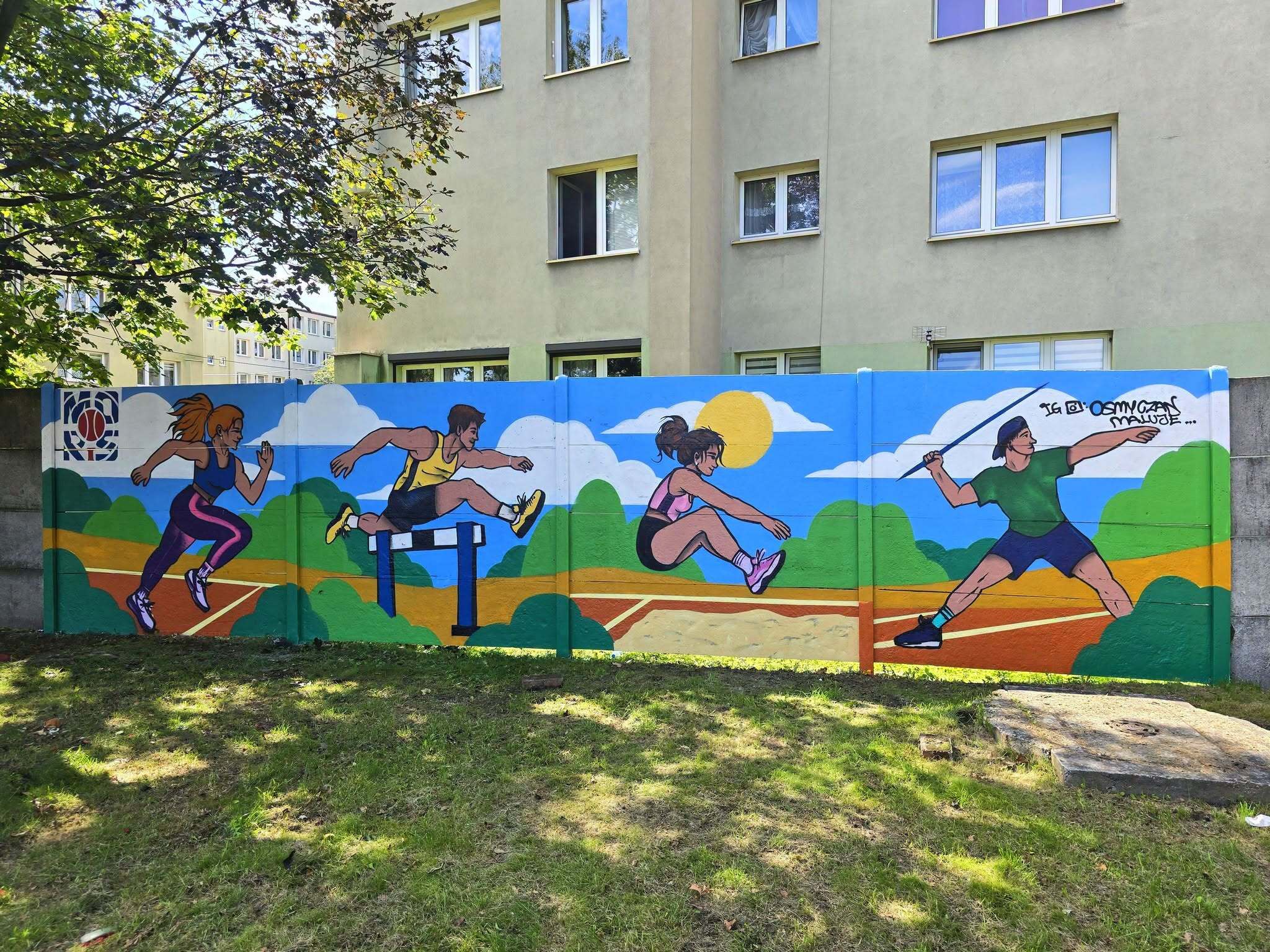 Mural chorzow stadion osmyczan0