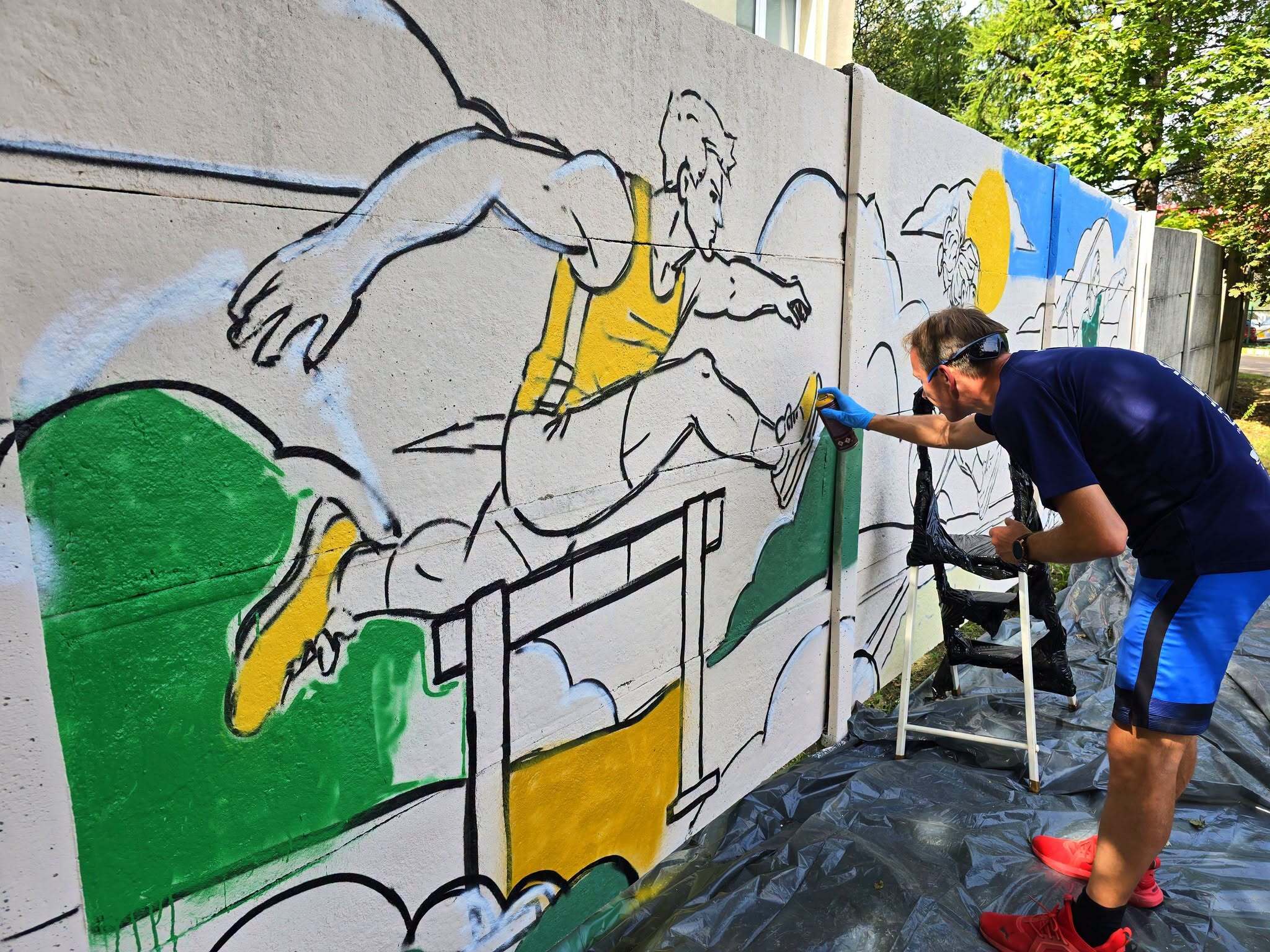 Mural chorzow stadion osmyczan1