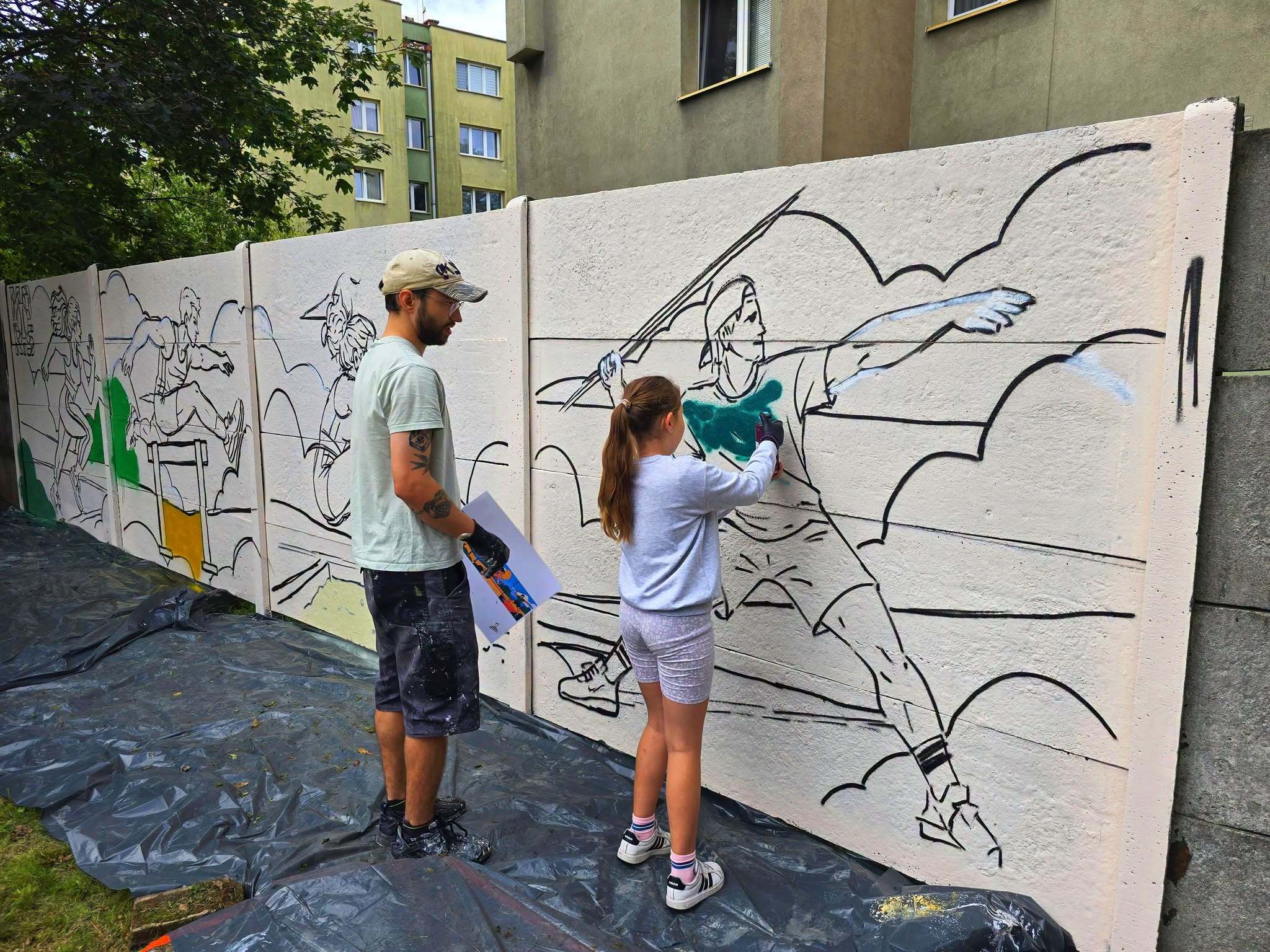 Mural chorzow stadion osmyczan8