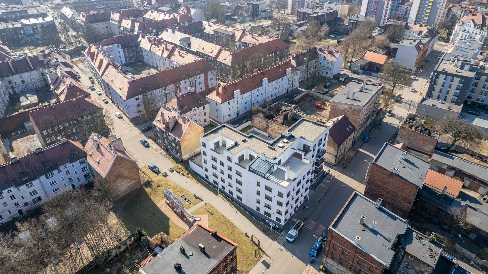 Nowy apartamentowiec wybudowany przy ul. Musialika w Bytomiu