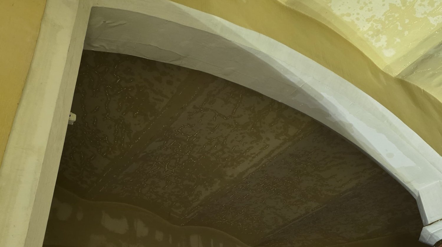 Myslowice zalany kosciol 3