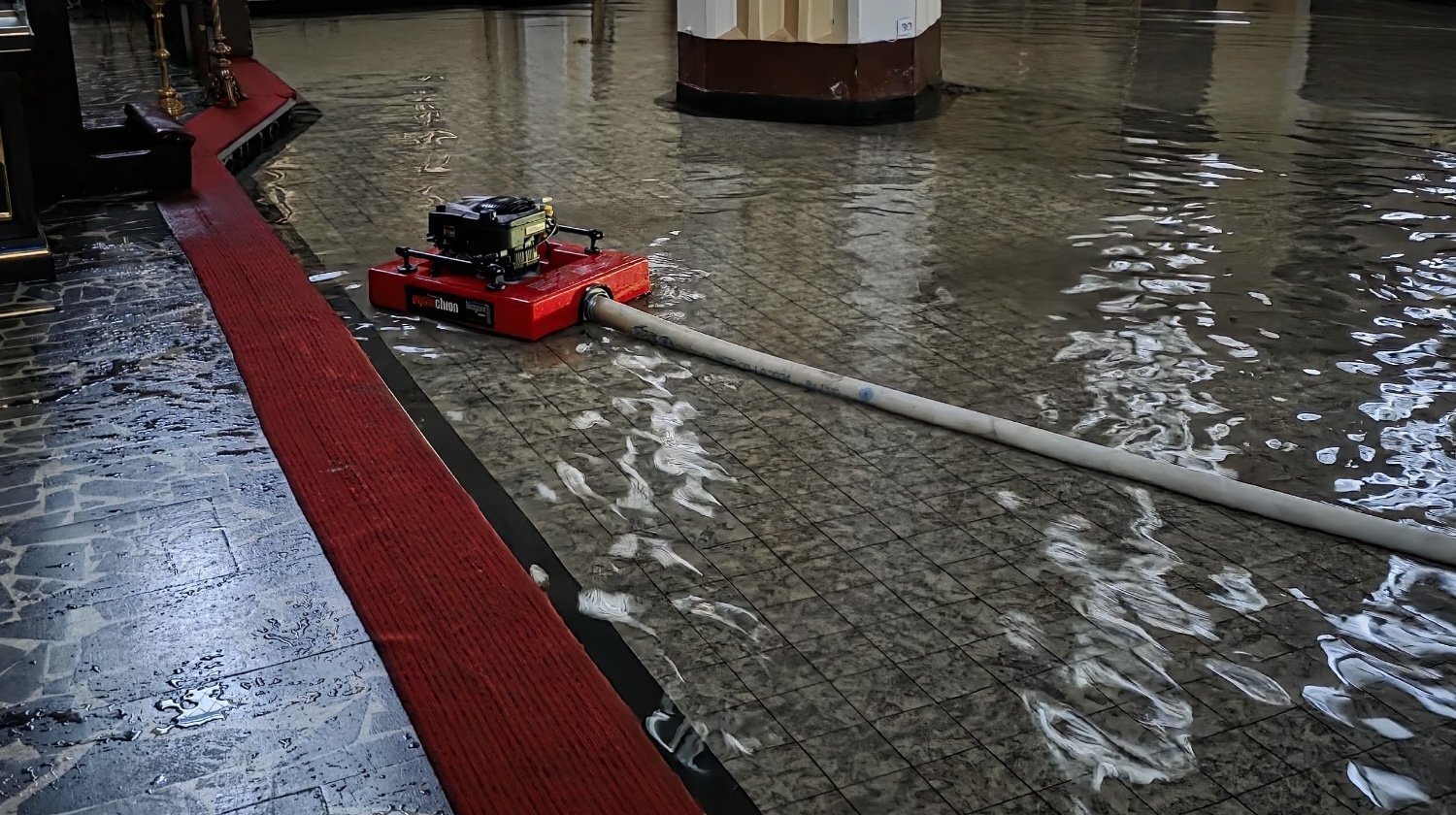 Myslowice zalany kosciol 5