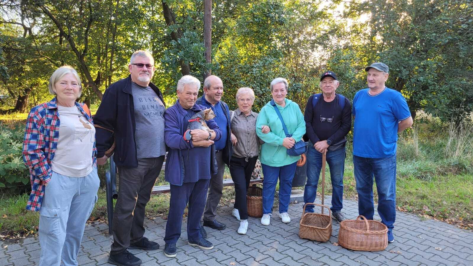 Emerytowani górnicy z Giszowca