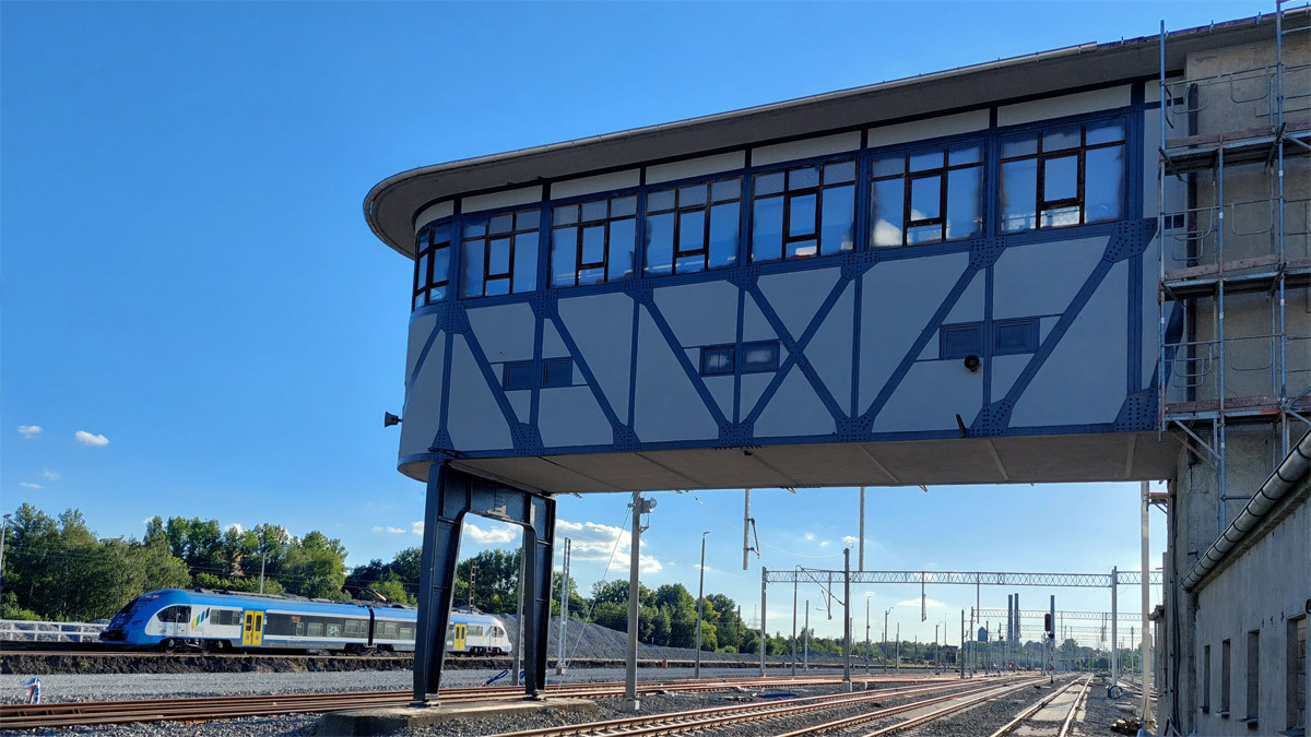 Remont nastawni bramowej Bt w Bytomiu