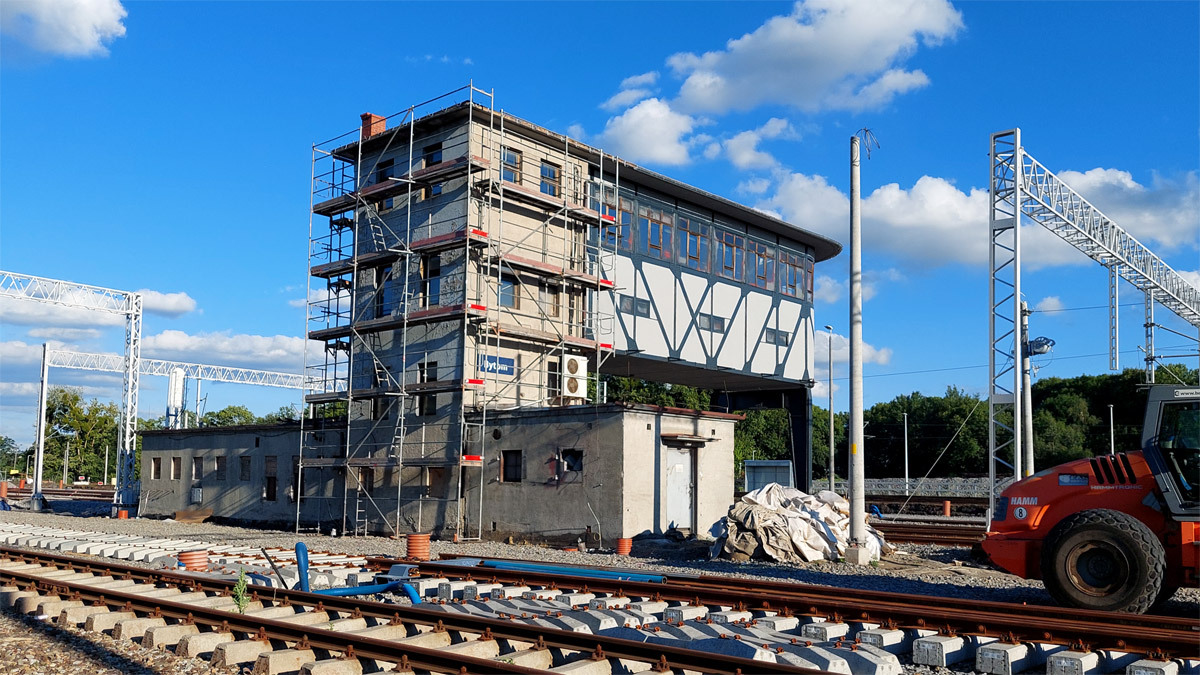 Remont nastawni bramowej Bt w Bytomiu