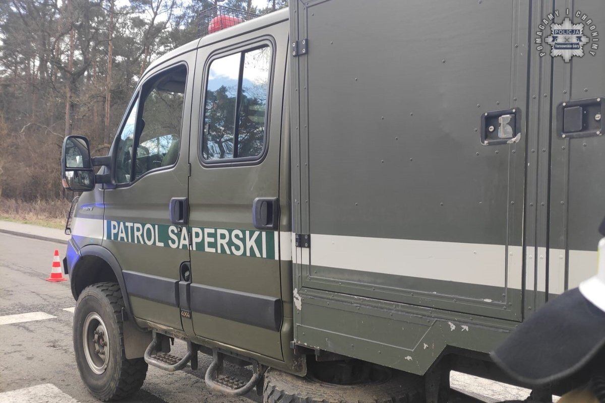 Niewybuch w Krupskim Młynie