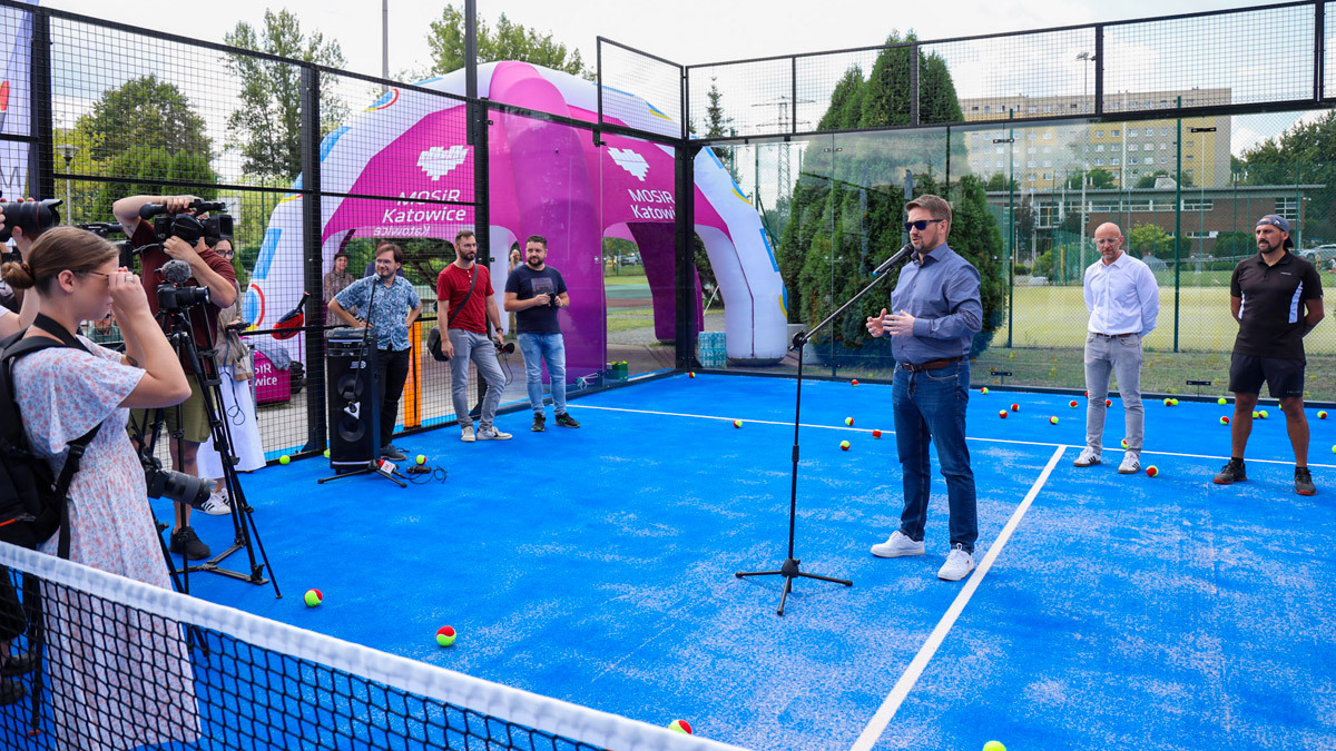 Nowy obiekt otworzył Maciej Biskupski, wiceprezydent Katowic / fot. Kamil Kalkowski - UMK