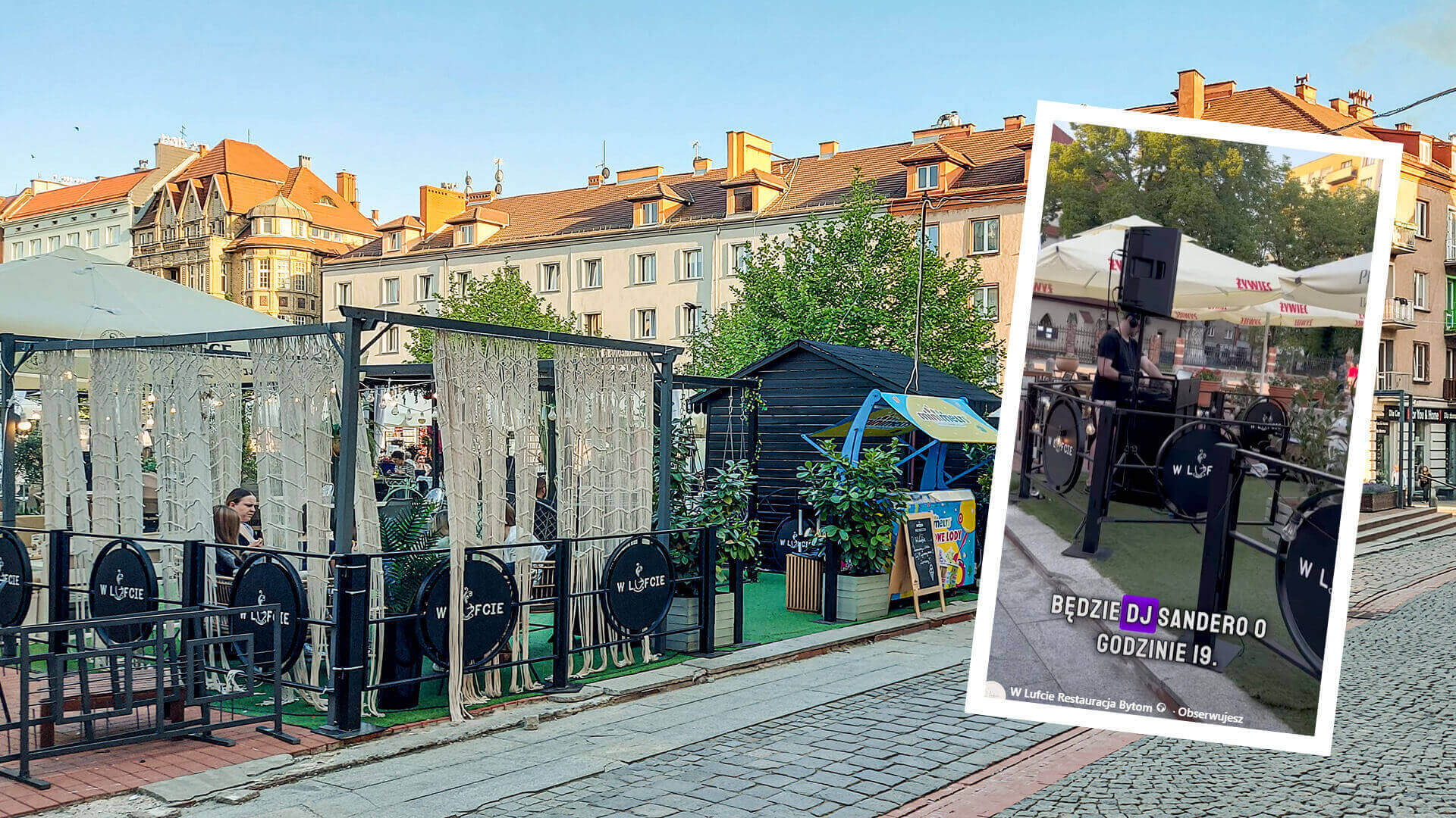 Donosy na Rynku w Bytomiu. Restauracja W Lufcie się nie daje i robi imprezę z DJ-em