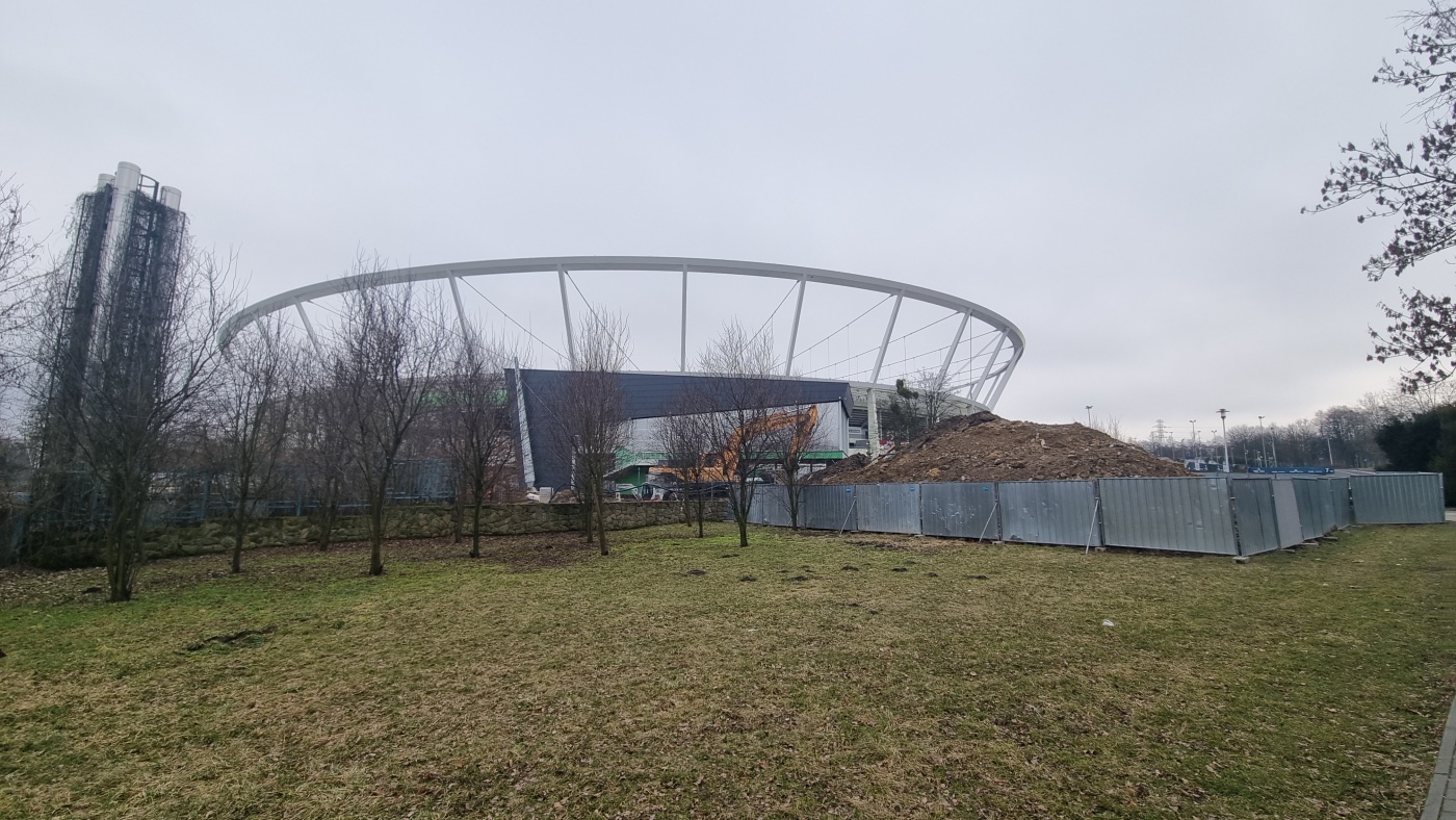 Park slaski budowa trzeciego odcinka elki 3