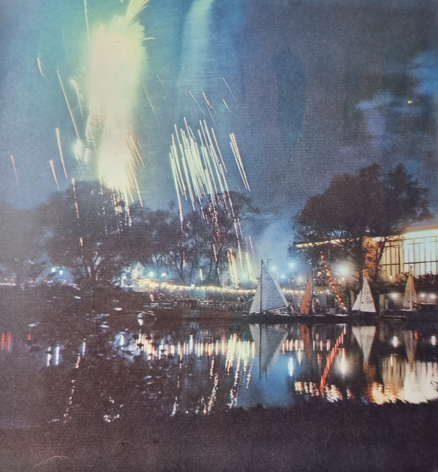 Park slaski kanal regatowy duzy staw archiwalne zdjecia 10