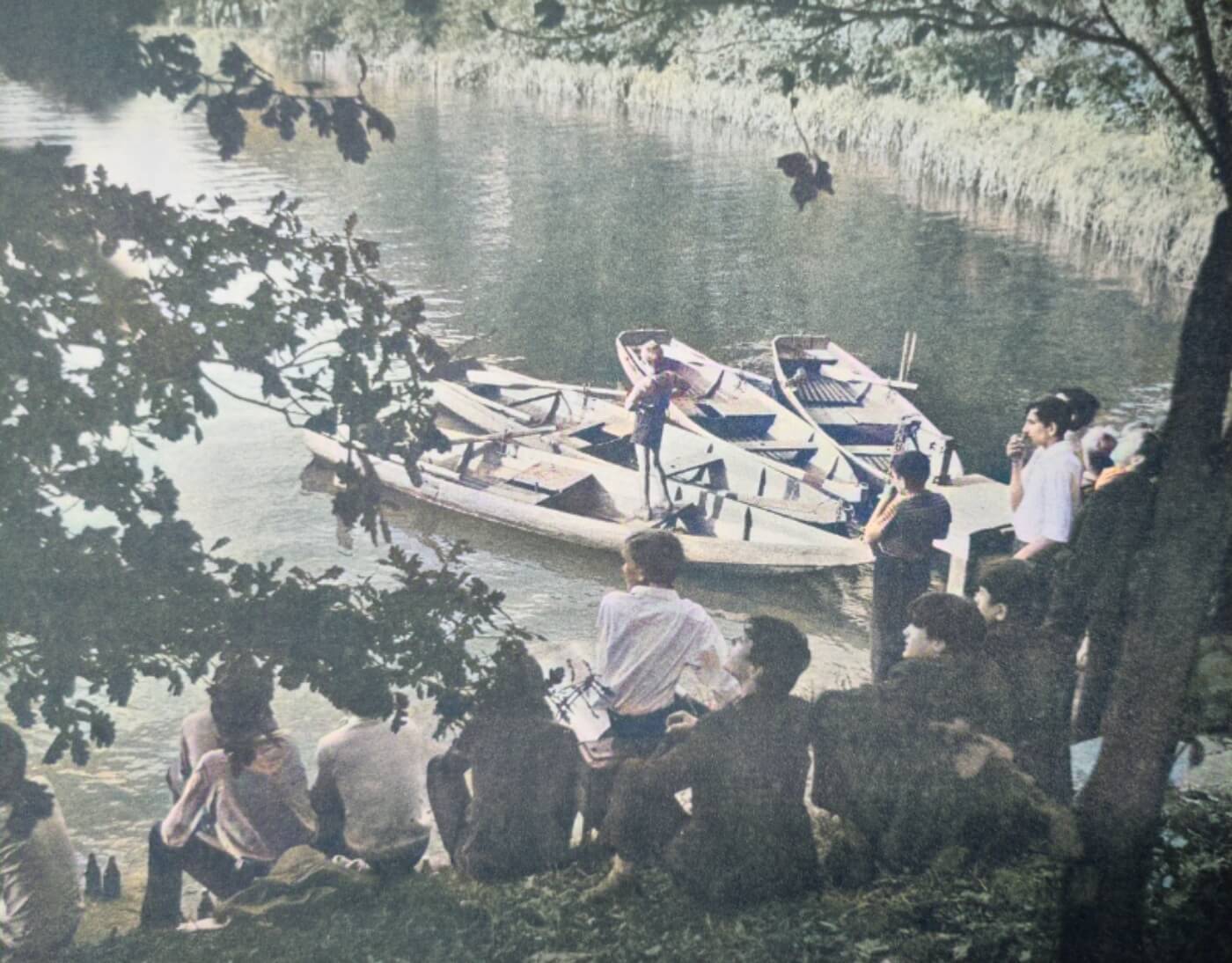 Park slaski kanal regatowy duzy staw archiwalne zdjecia 11