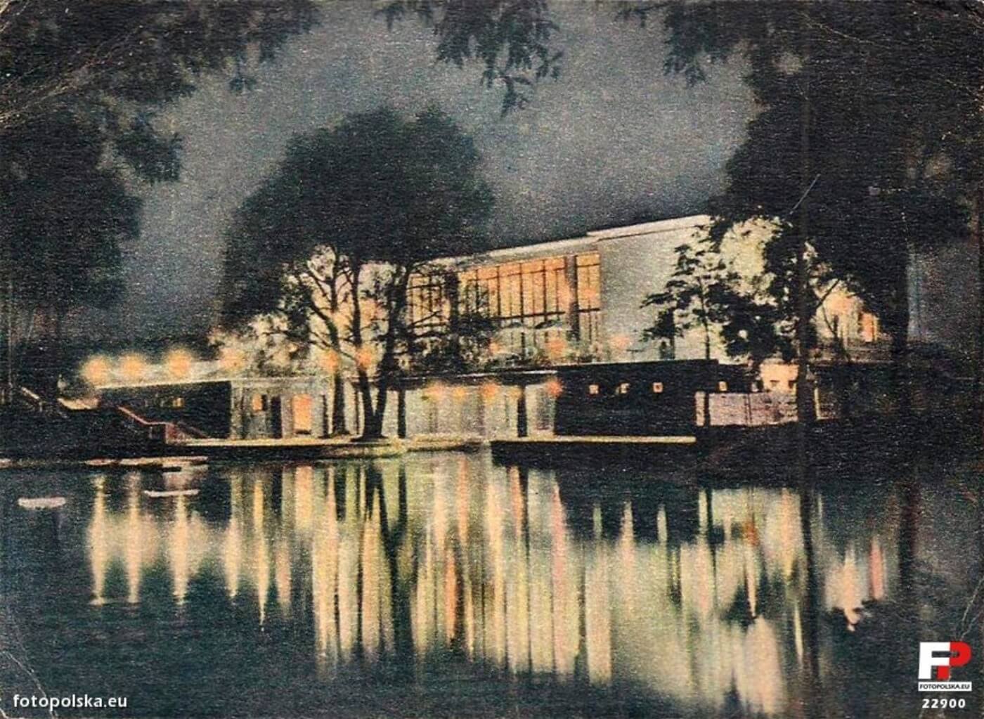 Park slaski kanal regatowy duzy staw archiwalne zdjecia 17
