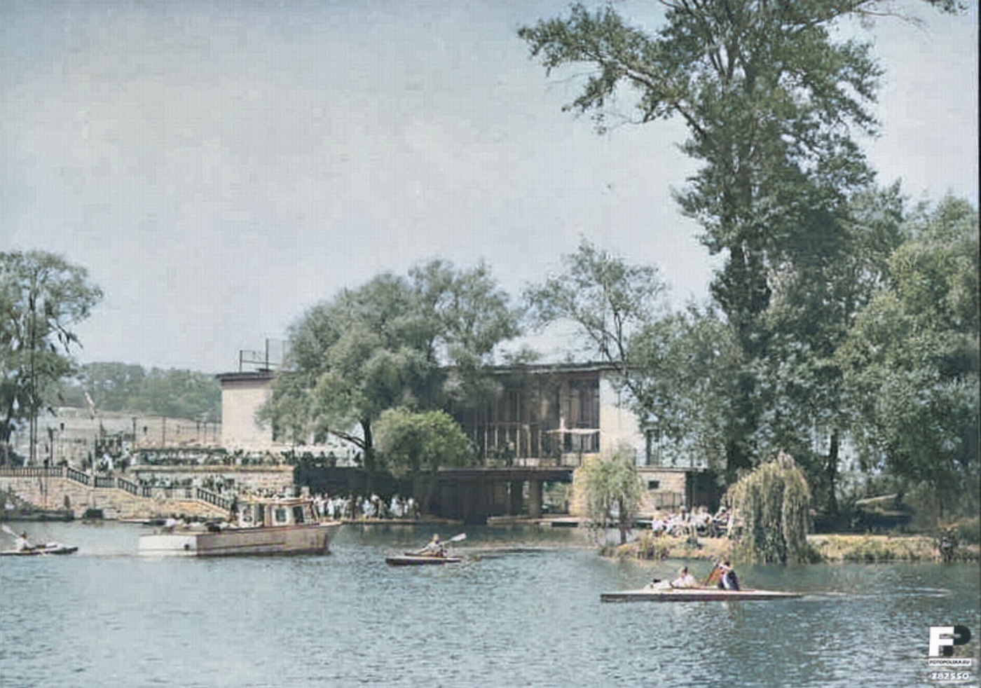 Park slaski kanal regatowy duzy staw archiwalne zdjecia 22