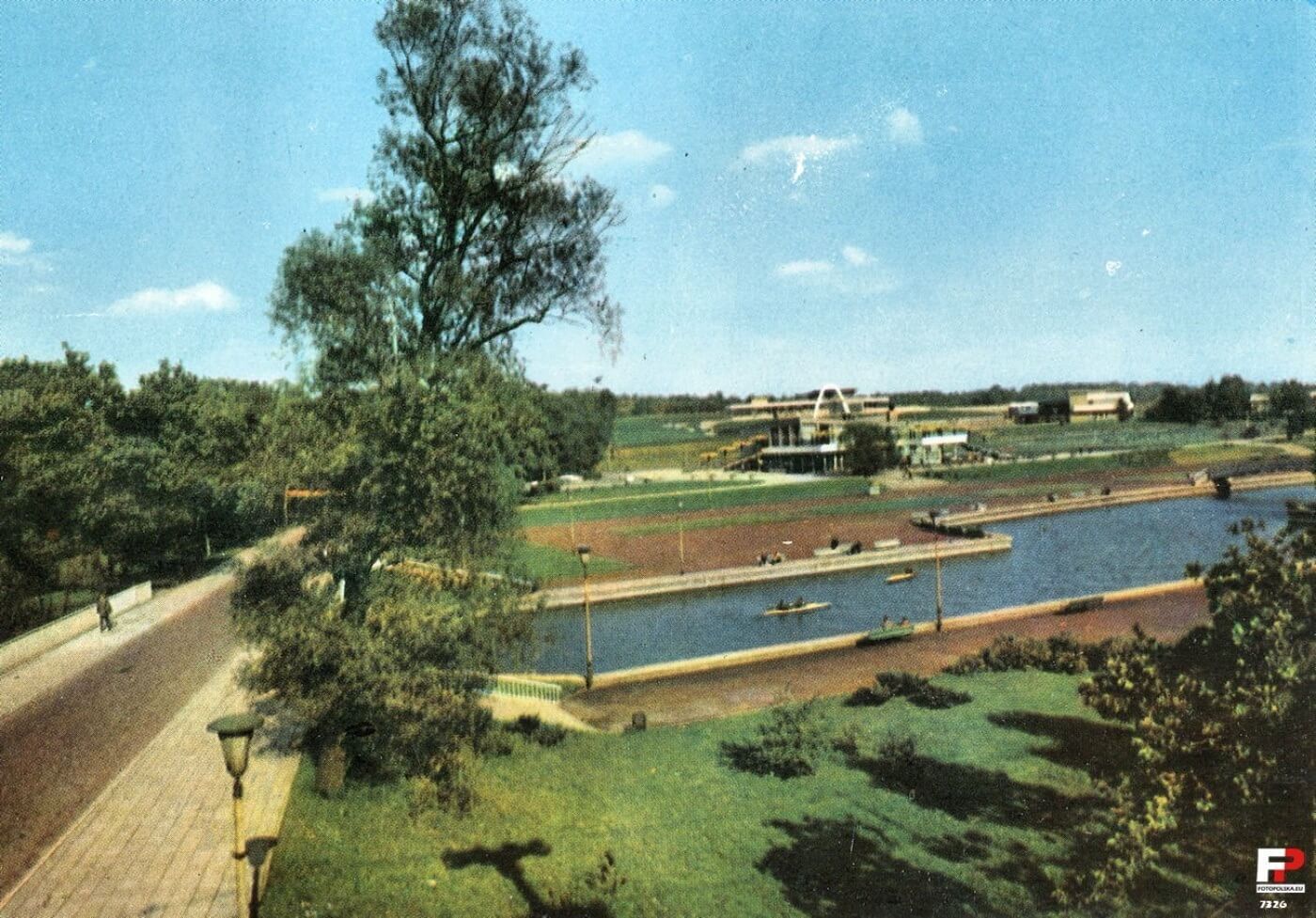 Park slaski kanal regatowy duzy staw archiwalne zdjecia 3