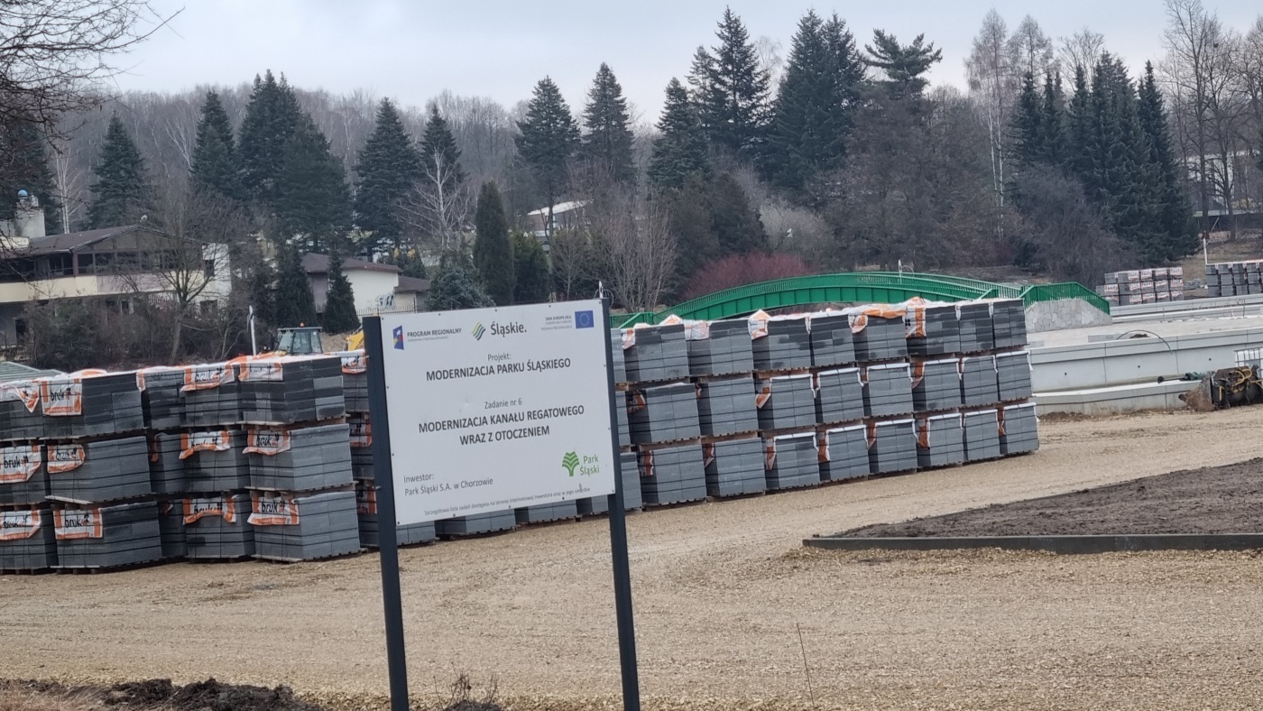 Park slaski modernizacja kanalu regatowego 3