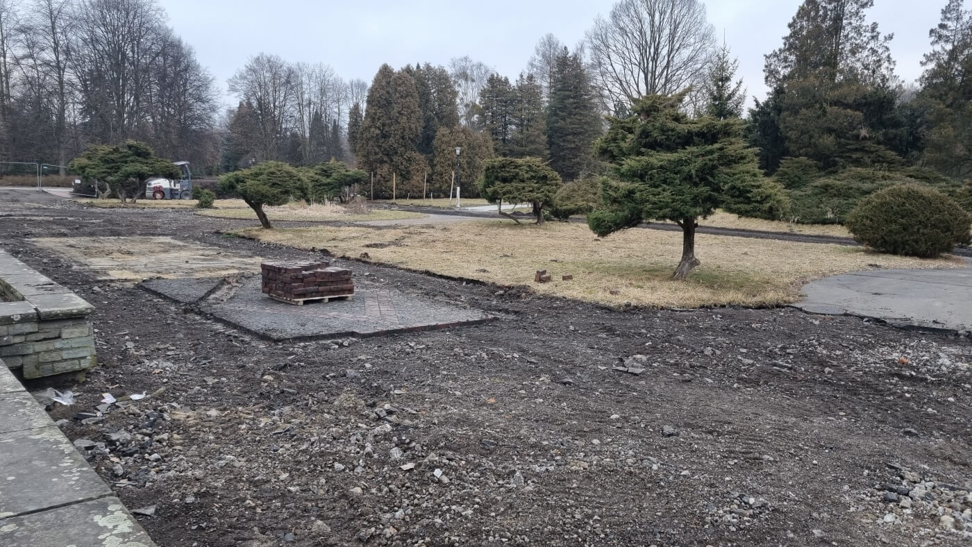 Park slaski remont promenady zietka 5