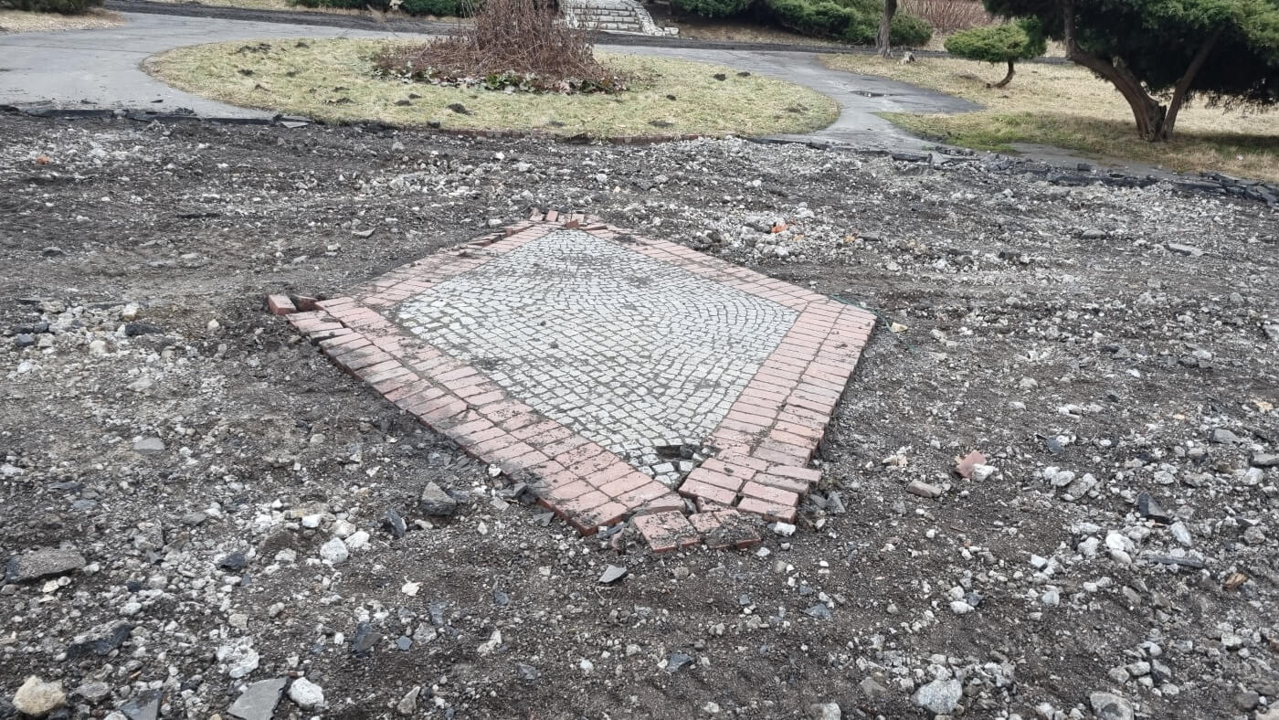 Park slaski remont promenady zietka 6