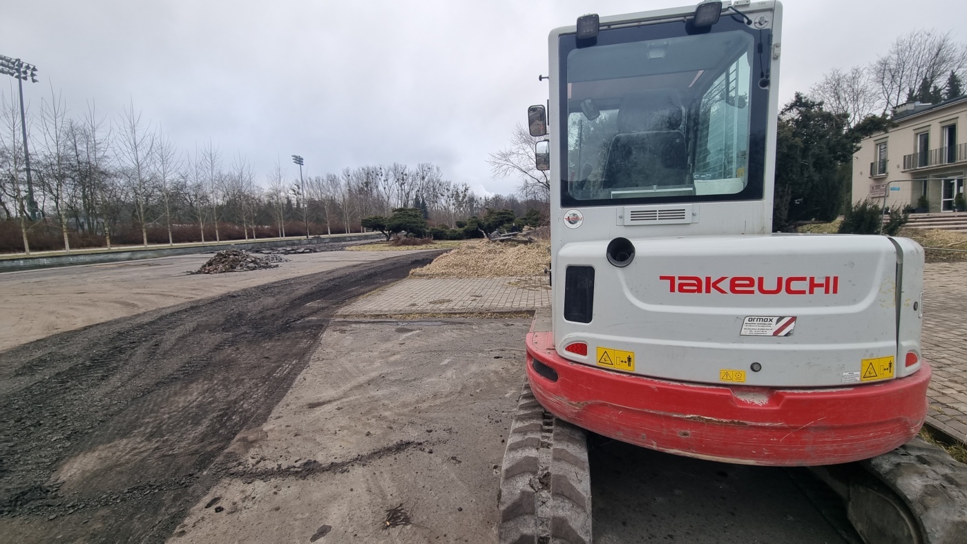 Park slaski remont promenady zietka 8