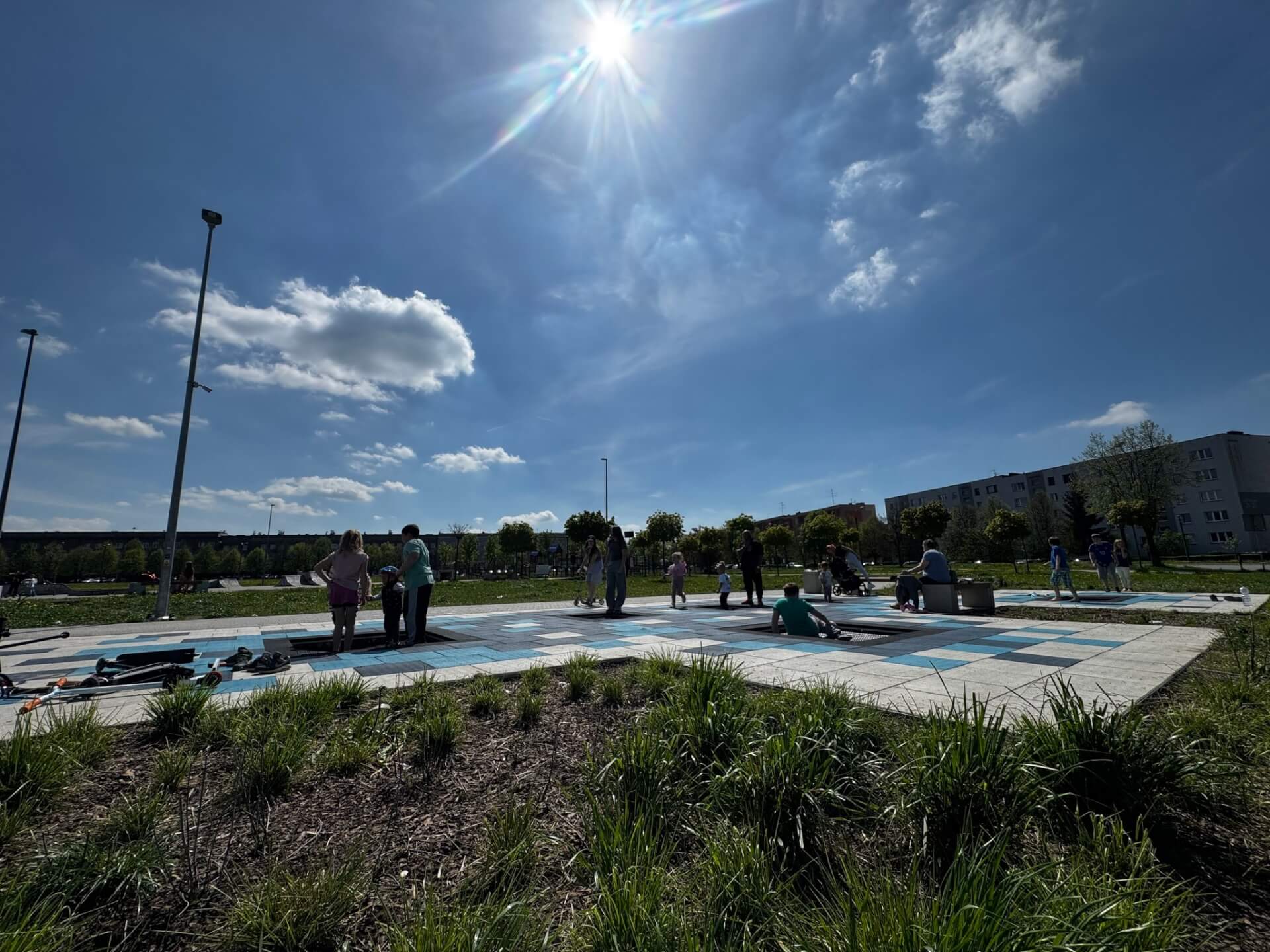 Park trampolin w Pyskowicach